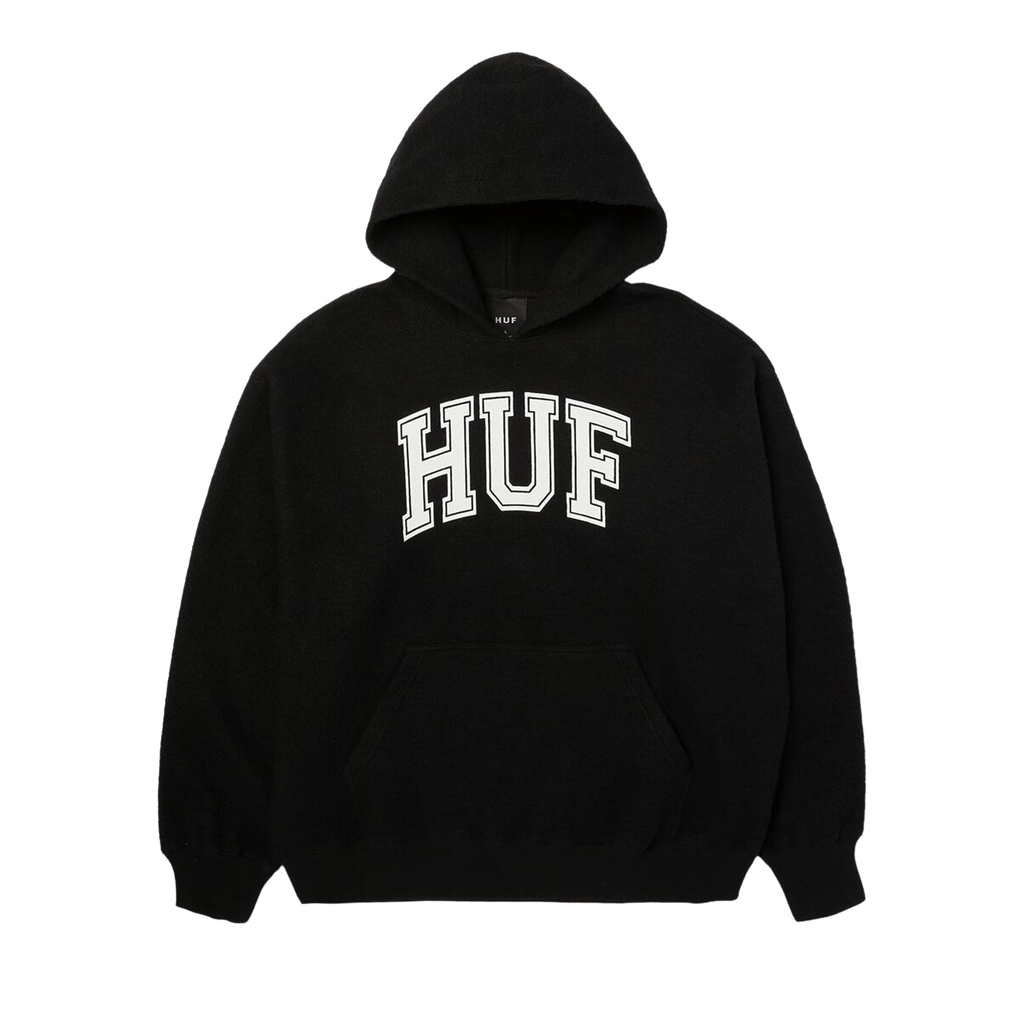 HUF Pre-owned Cracked Arch Inside Out Hoodie 'black' | Men's Size S