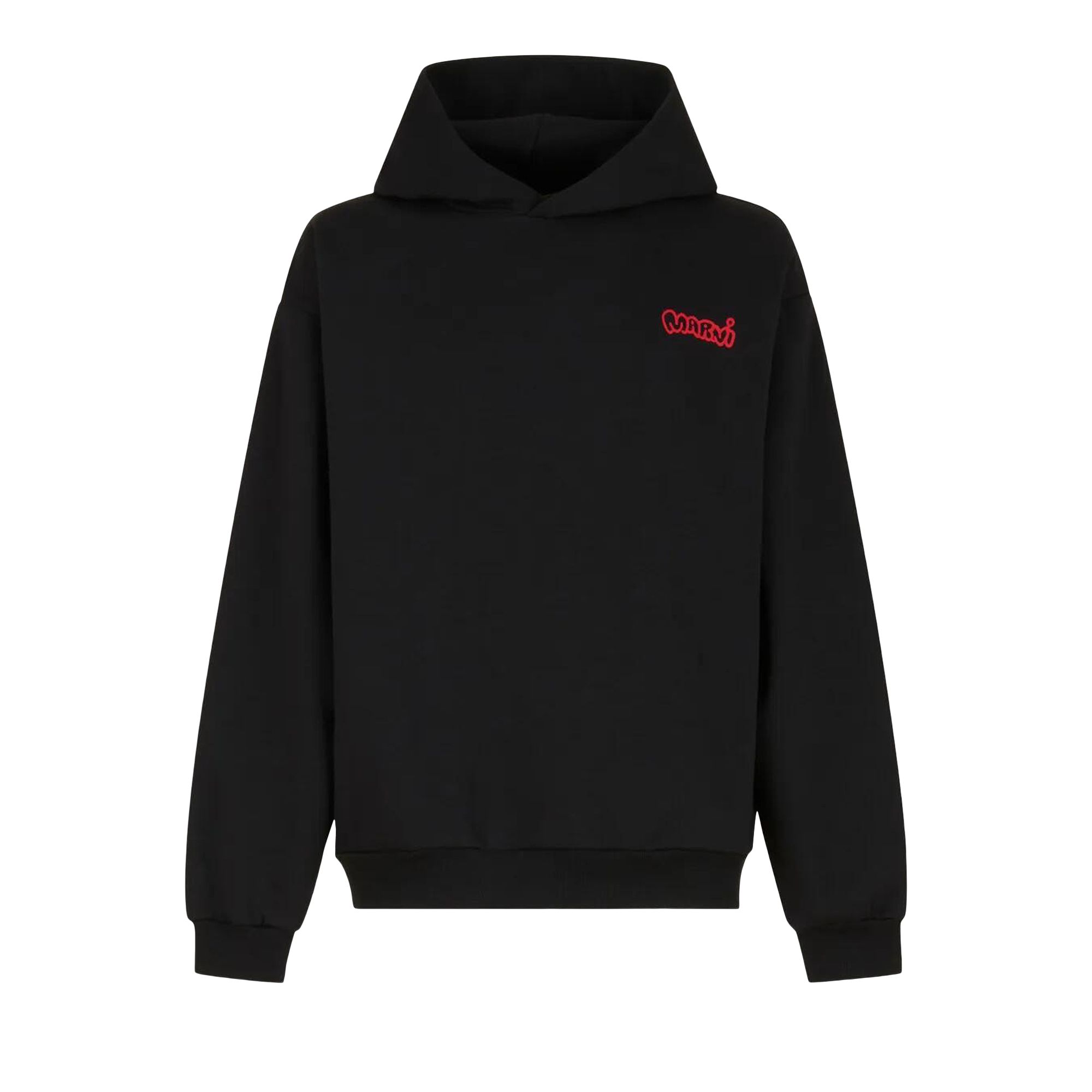 Pre-owned Marni Piggy And Logo Print On Sweatshirt 'black' | Men's Size 48