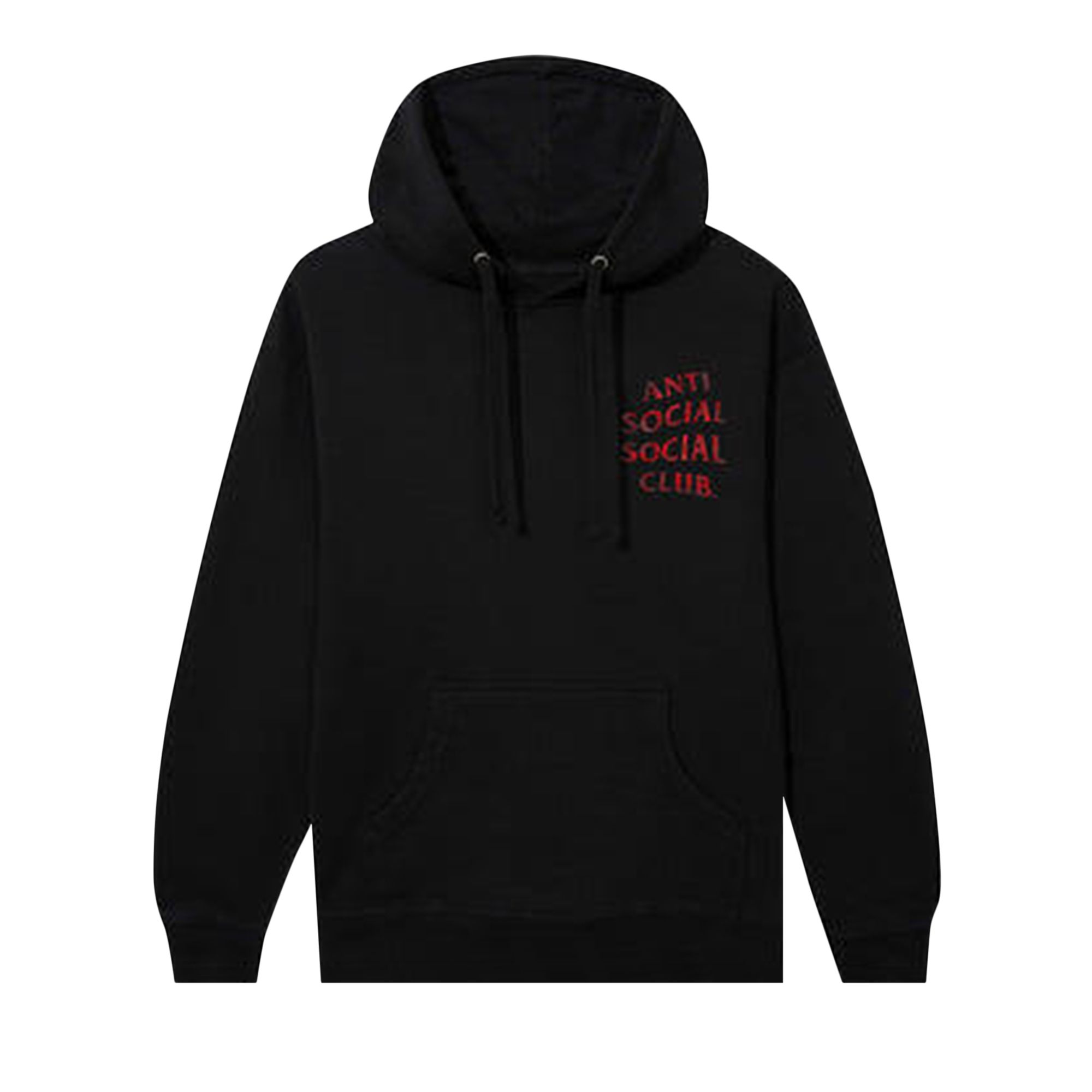 Pre-owned Anti Social Social Club Hockey Hoodie 'black' | Men's Size L