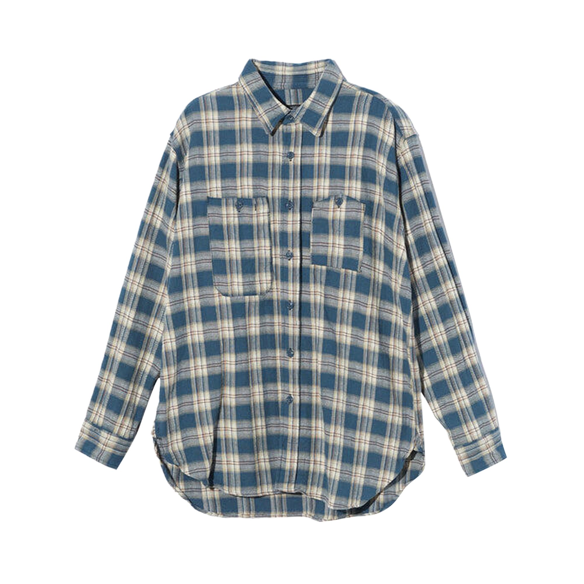ENGINEERED GARMENTS Pre-owned Work Shirt 'navy Plaid' | Blue | Men's Size S