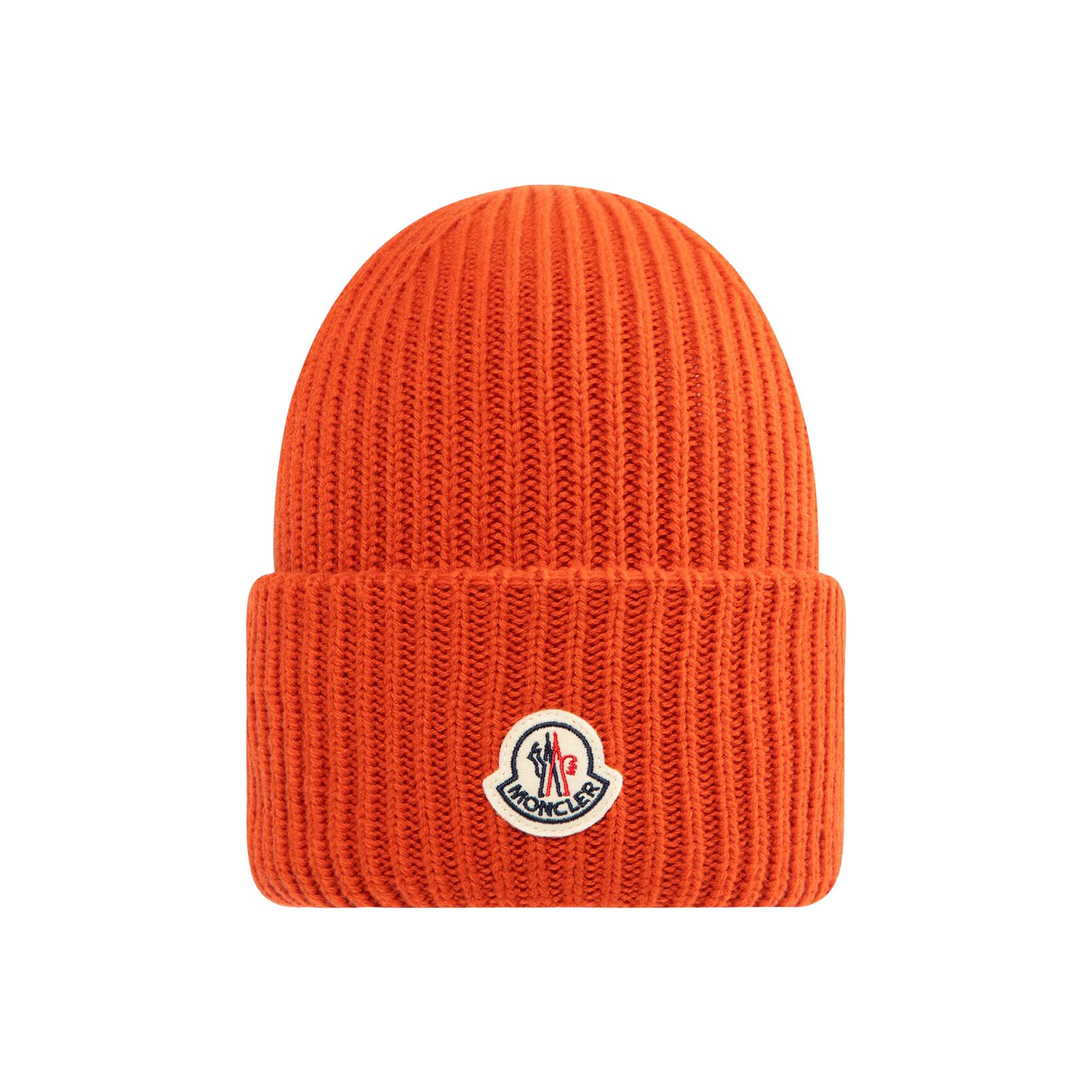 Pre-owned Moncler Hat 'orange' | Men's Size Onesize