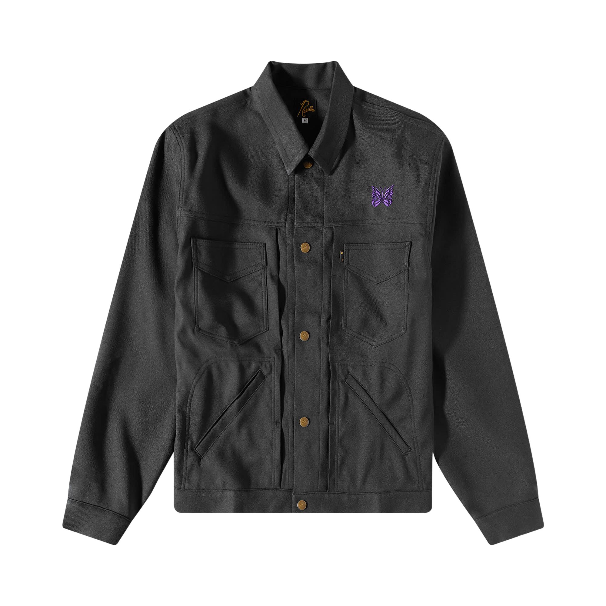 Pre-owned Needles Penny Jean Jacket 'black' | Men's Size L