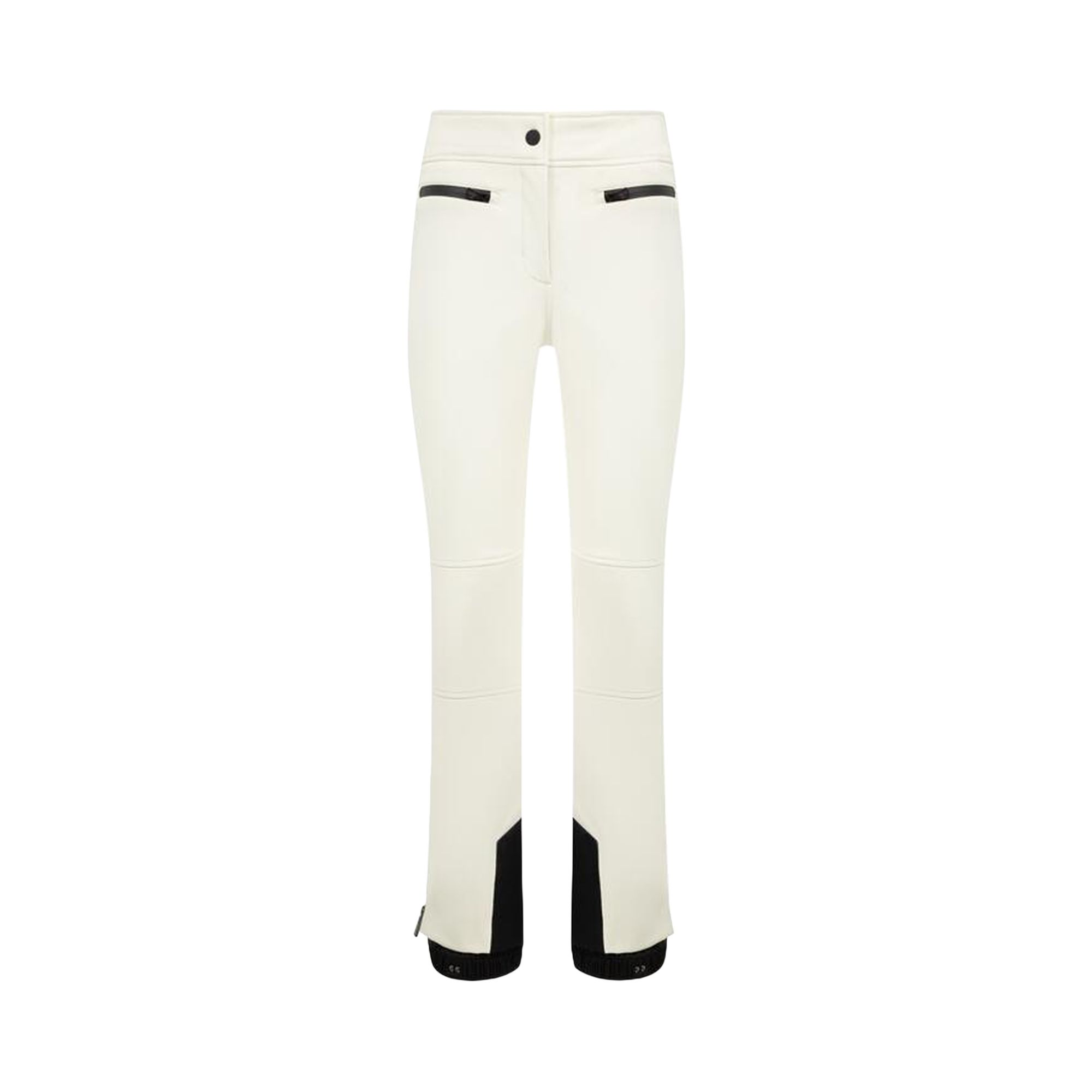 Pre-owned Moncler Grenoble Ski Trousers 'cream' | Women's Size L In White