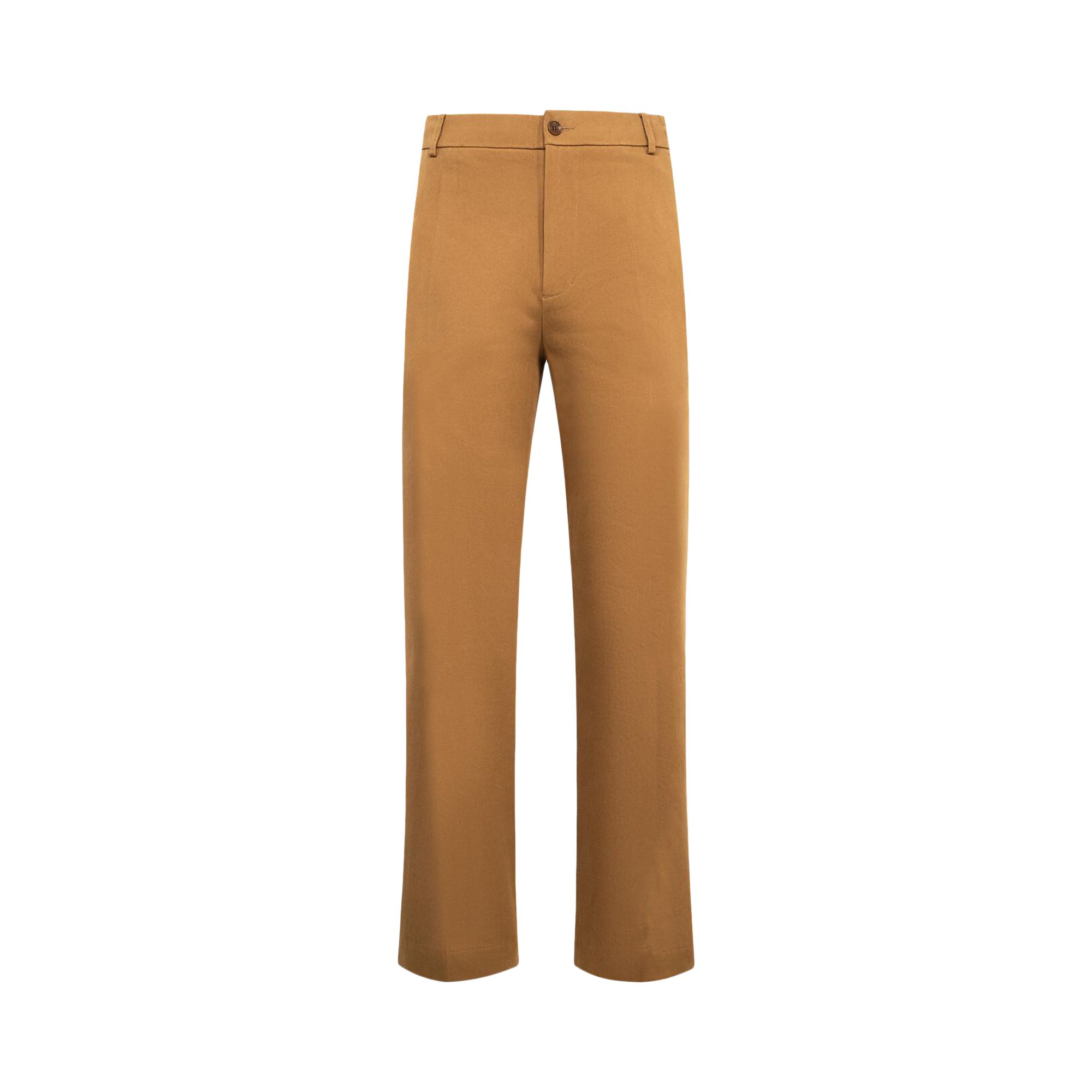 Pre-owned Moncler Trousers 'tan' | Men's Size 48 In Brown