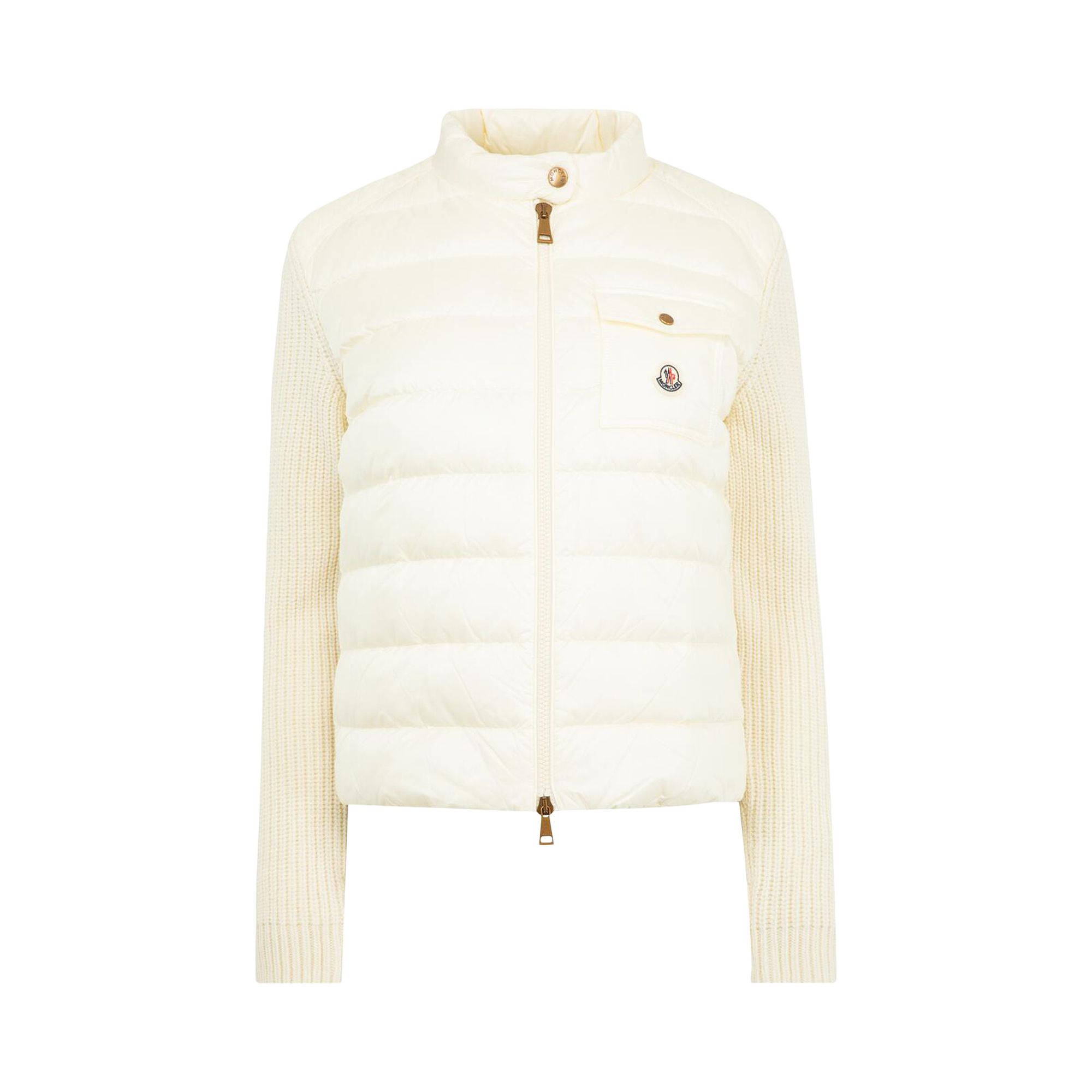 Pre-owned Moncler Cardigan 'natural' | Cream | Women's Size S In White