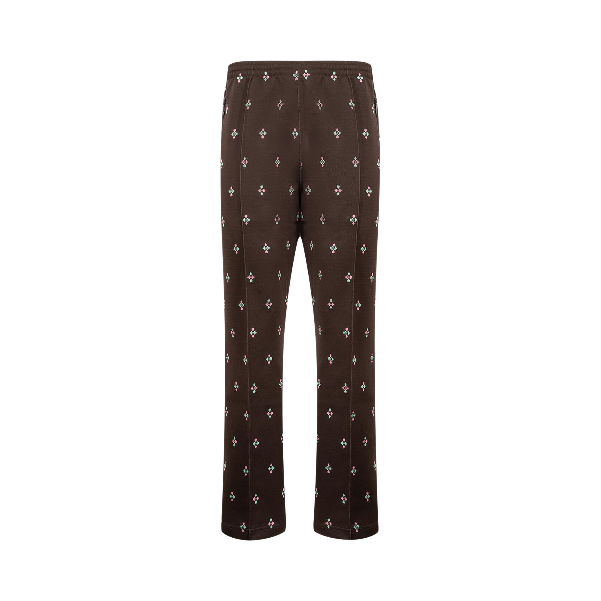 NEEDLES Pre-owned Track Pant Poly Jacquard 'brown' | Men's Size L