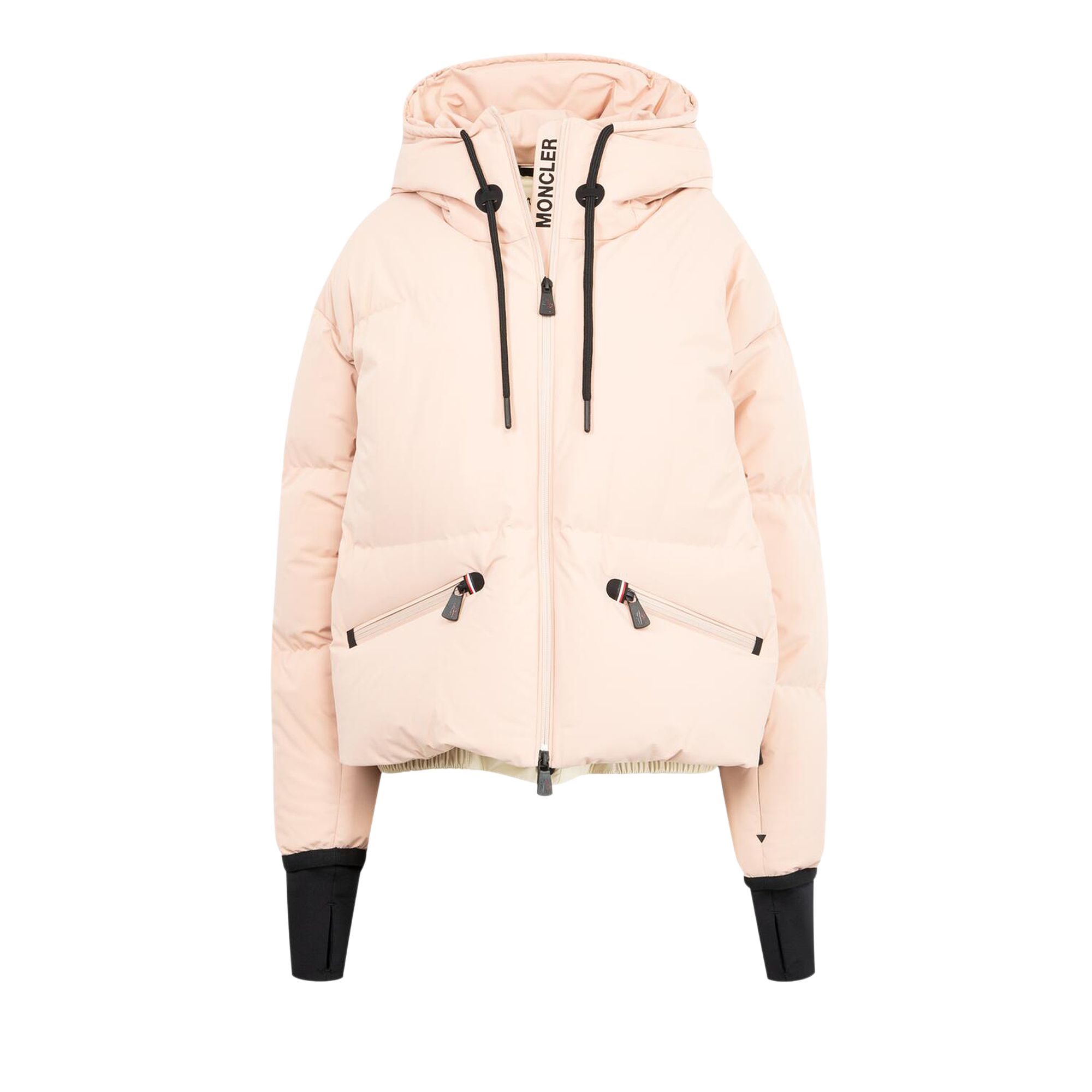 Pre-owned Moncler Grenoble Allesaz Bomber 'tan' | Women's Size 1 In Brown
