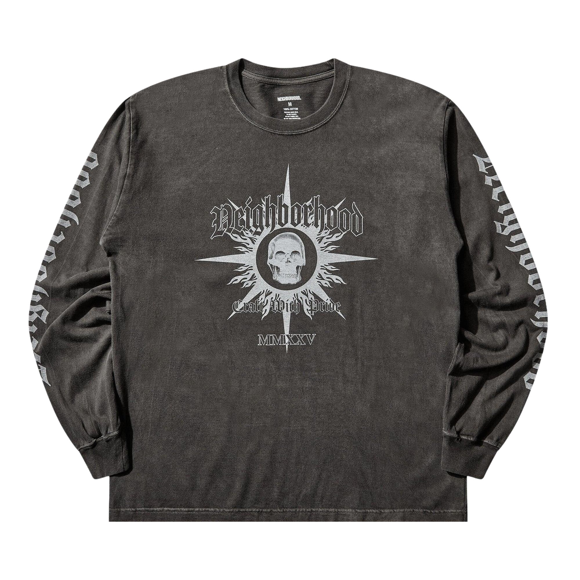 Click to view more detailed imagery on our partner's website Pre-owned Neighborhood Long-sleeve 15 Tee 'black' | Men's Size Xl