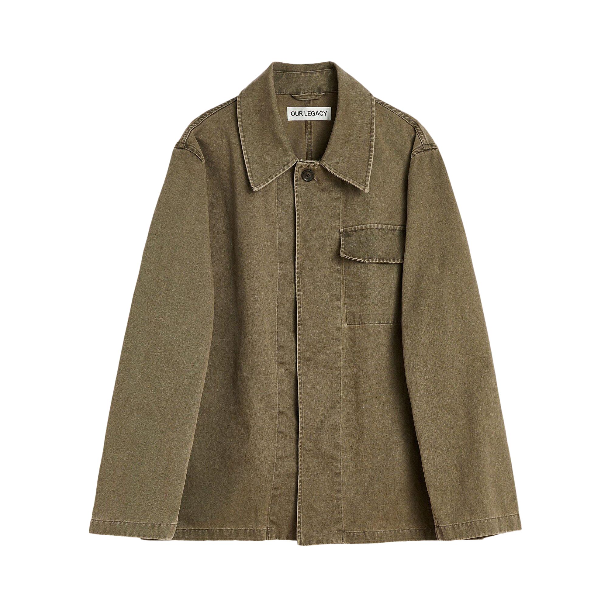 Pre-owned Our Legacy Twill Dutch Work Jacket 'ditch Wash' | Brown | Men's Size 52