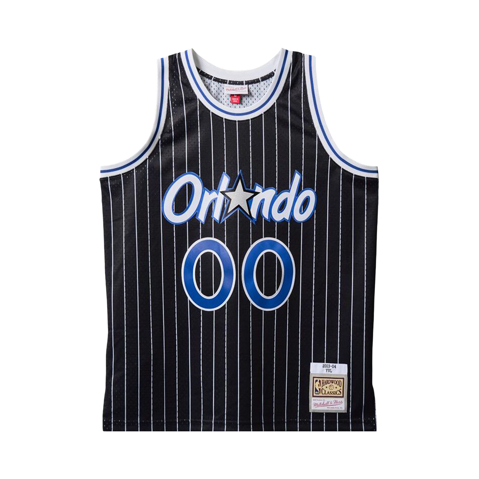 Pre-owned Mitchell & Ness X Playboi Carti X Nba Orlando Magic 2003 Jersey 'black' | Men's Size S
