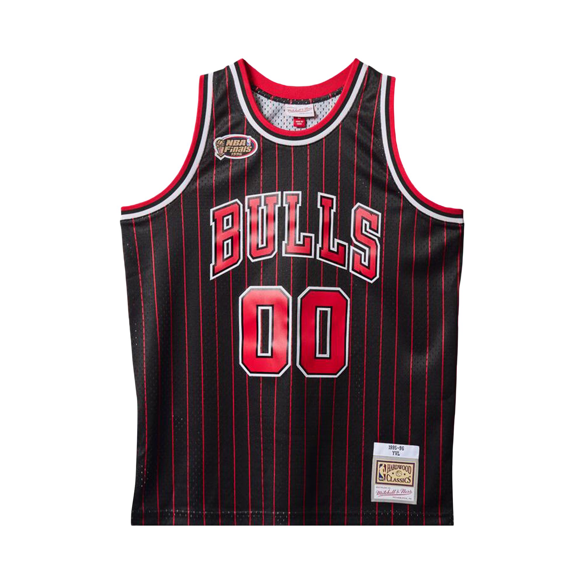 Pre-owned Mitchell & Ness X Playboi Carti X Nba Chicago Bulls 1995 Jersey 'black' | Men's Size L