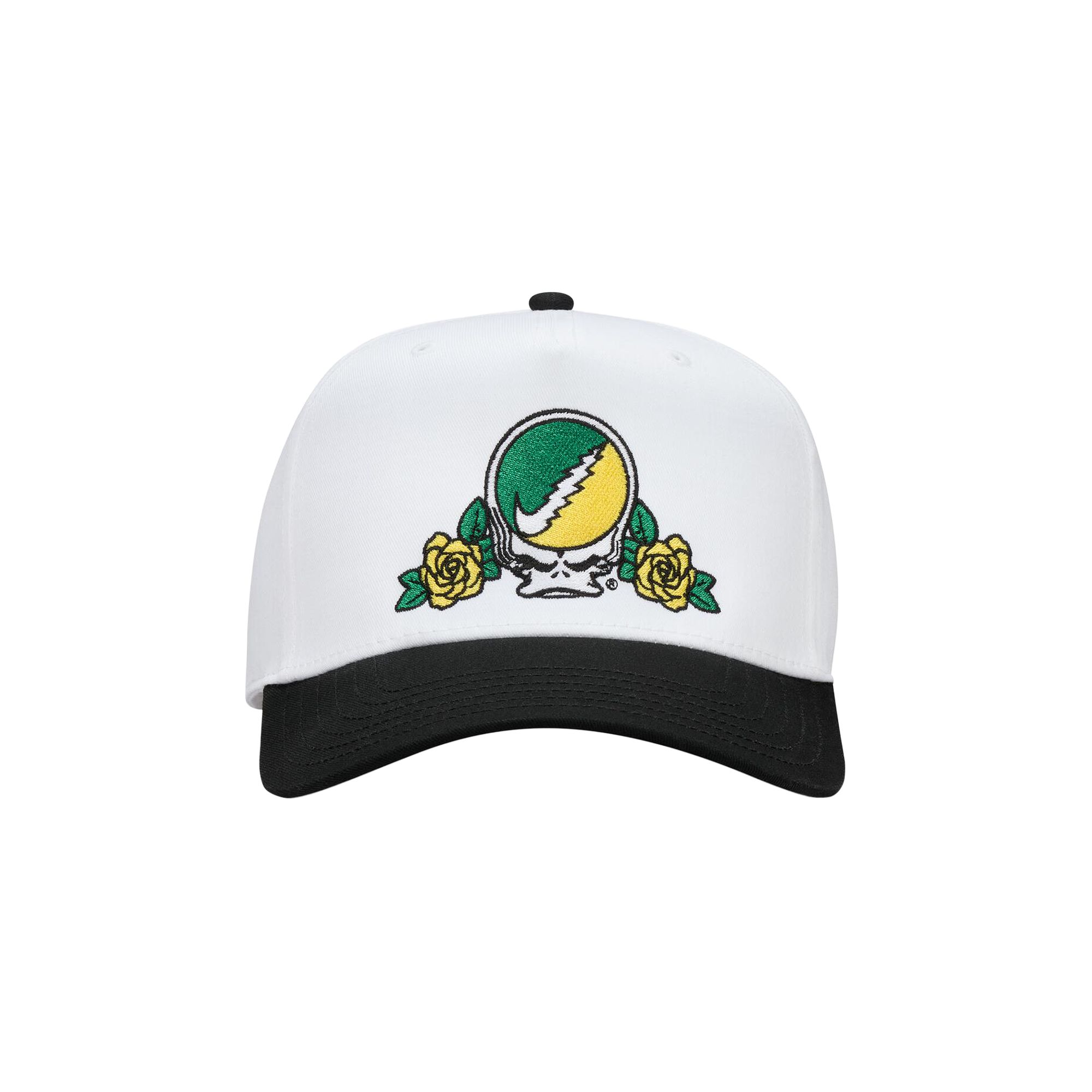 Pre-owned Nike X Class Trip X Grateful Dead X Oregon Ducks & Roses Hat 'white/black' | Men's Size Onesize