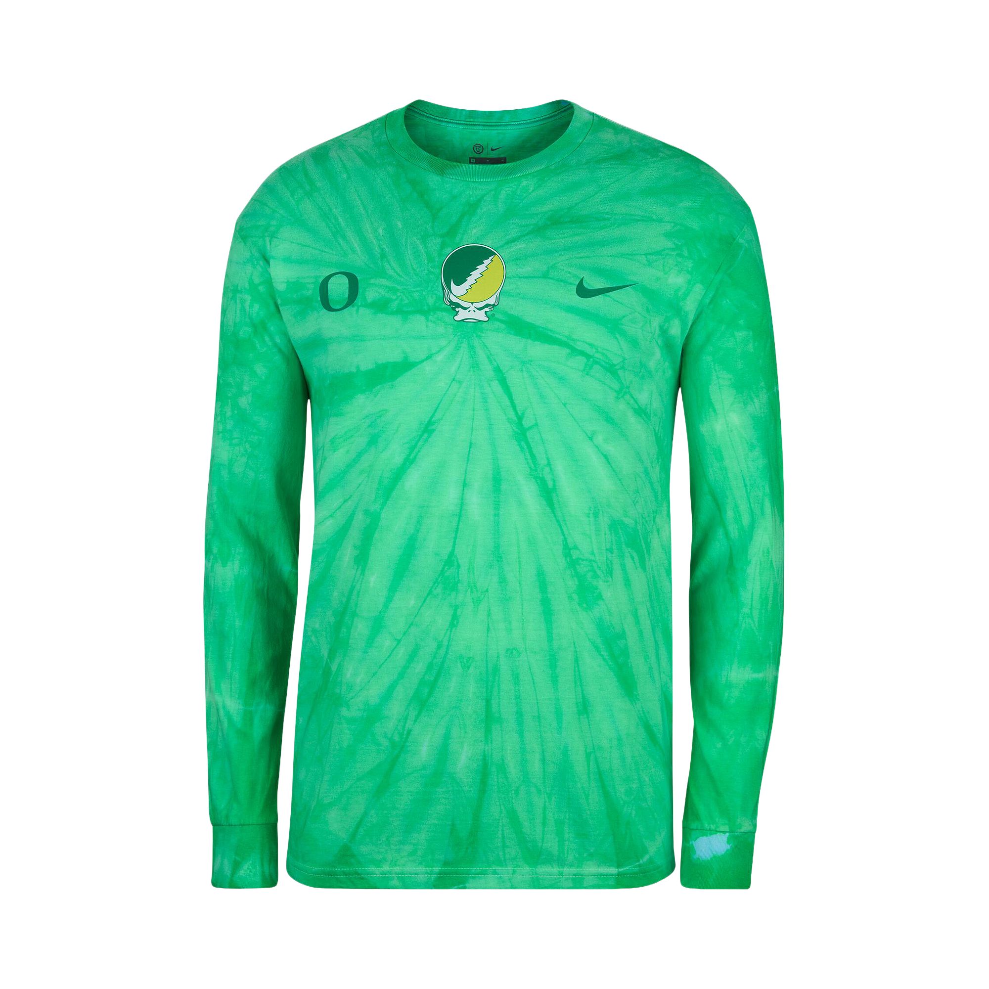 Pre-owned Nike X Class Trip X Grateful Dead X Oregon Steal Your Duck Logo Long-sleeve T-shirt 'tie-dye' | Gree In Green