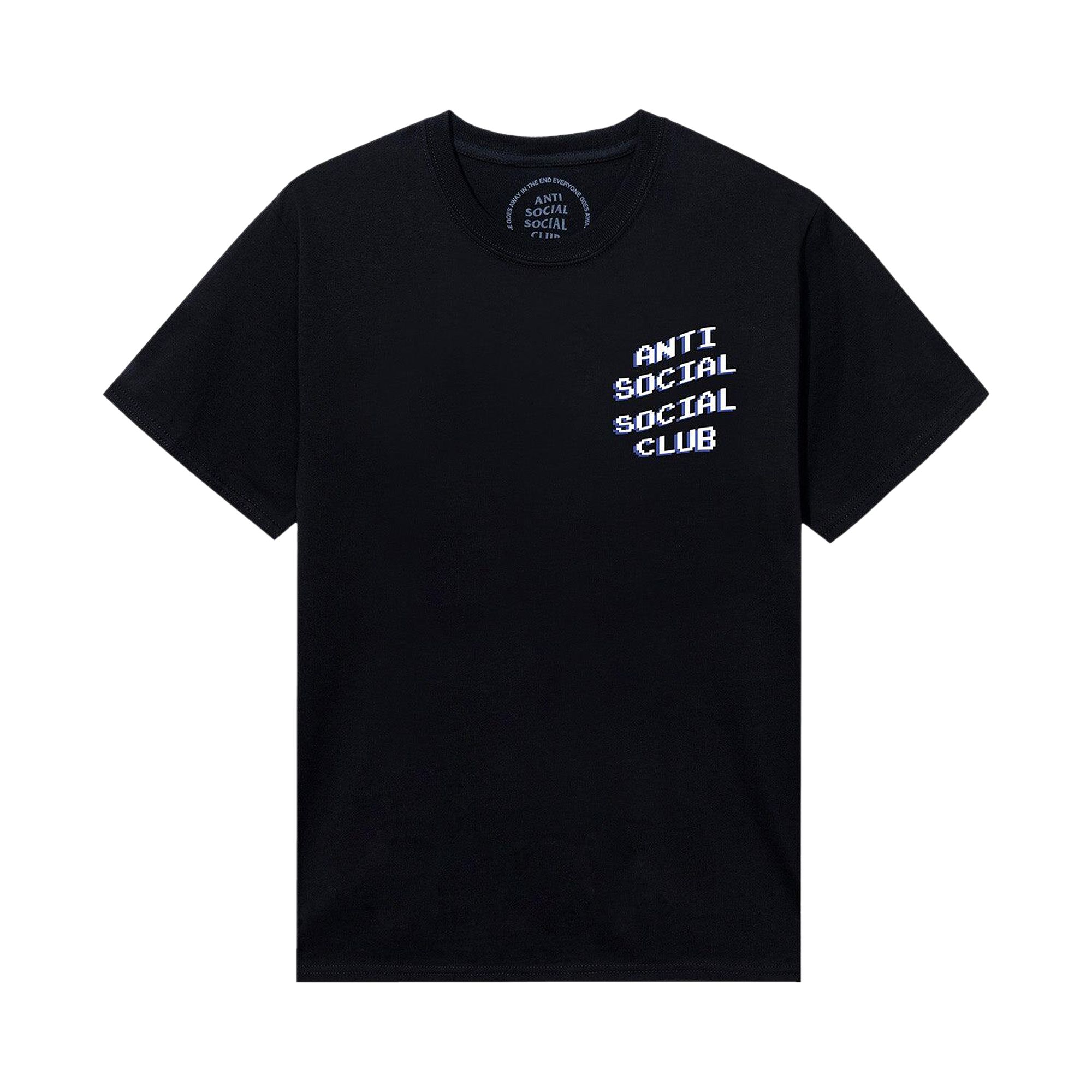 Pre-owned Anti Social Social Club X Pac Man Pixel Hoodie 'black' | Men's Size S