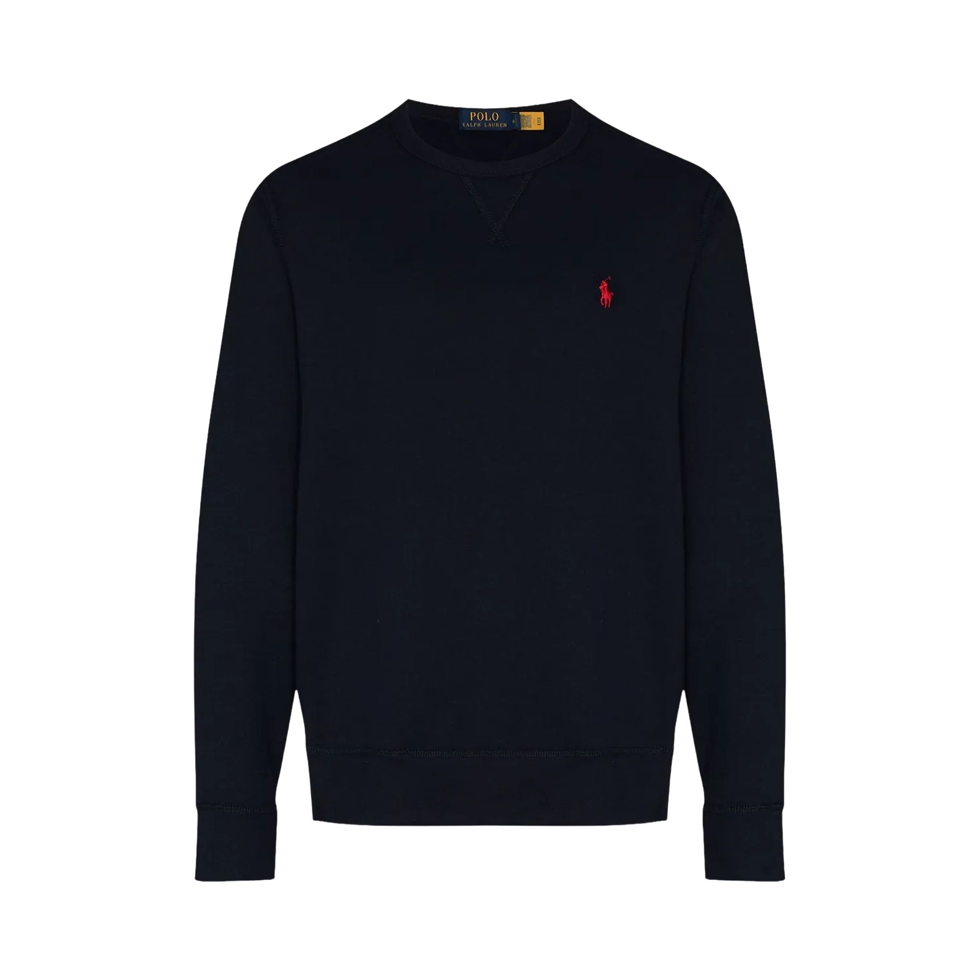 POLO RALPH LAUREN Pre-owned Long-sleeve Rl Fleece Crewneck Sweatshirt 'cruise Navy' | Blue | Men's Size Xl
