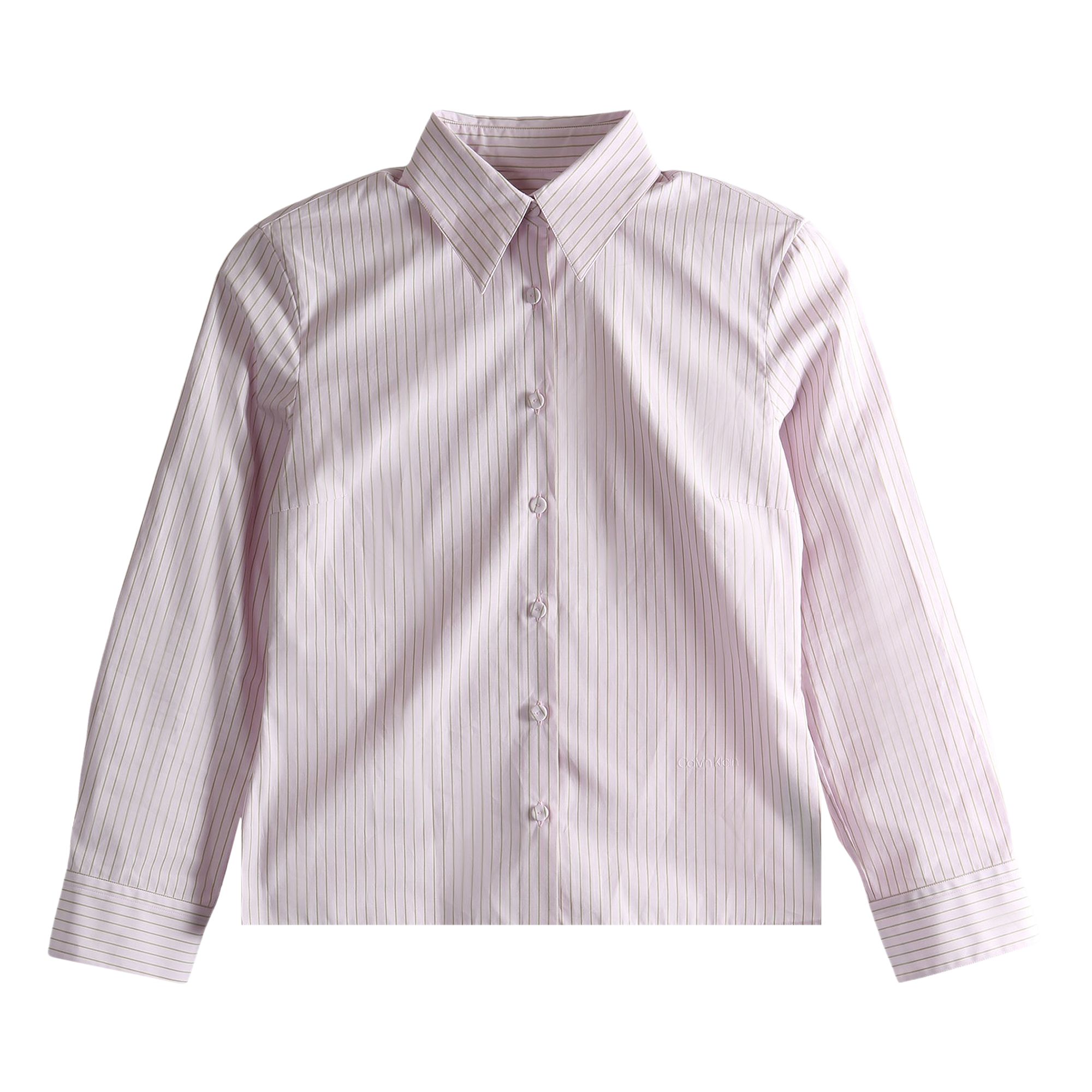 Pre-owned Calvin Klein Slim Daisy Shirt 'baby Pink' | Women's Size 40