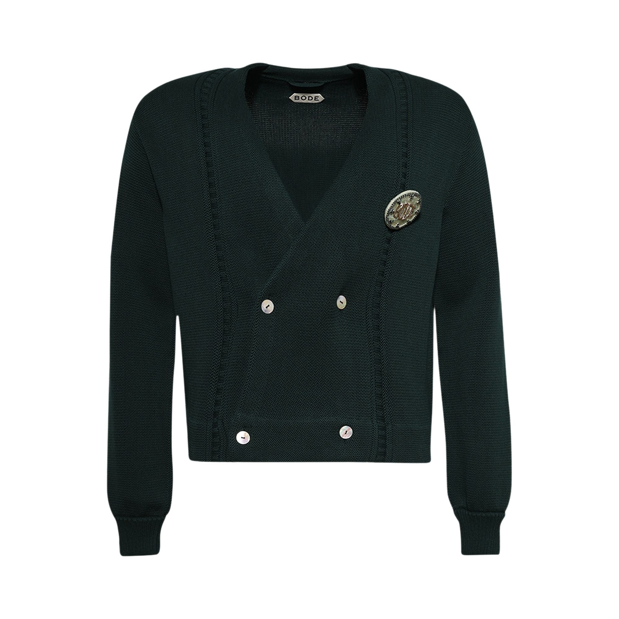 Pre-owned Bode Double Breasted Cardigan 'green' | Men's Size L