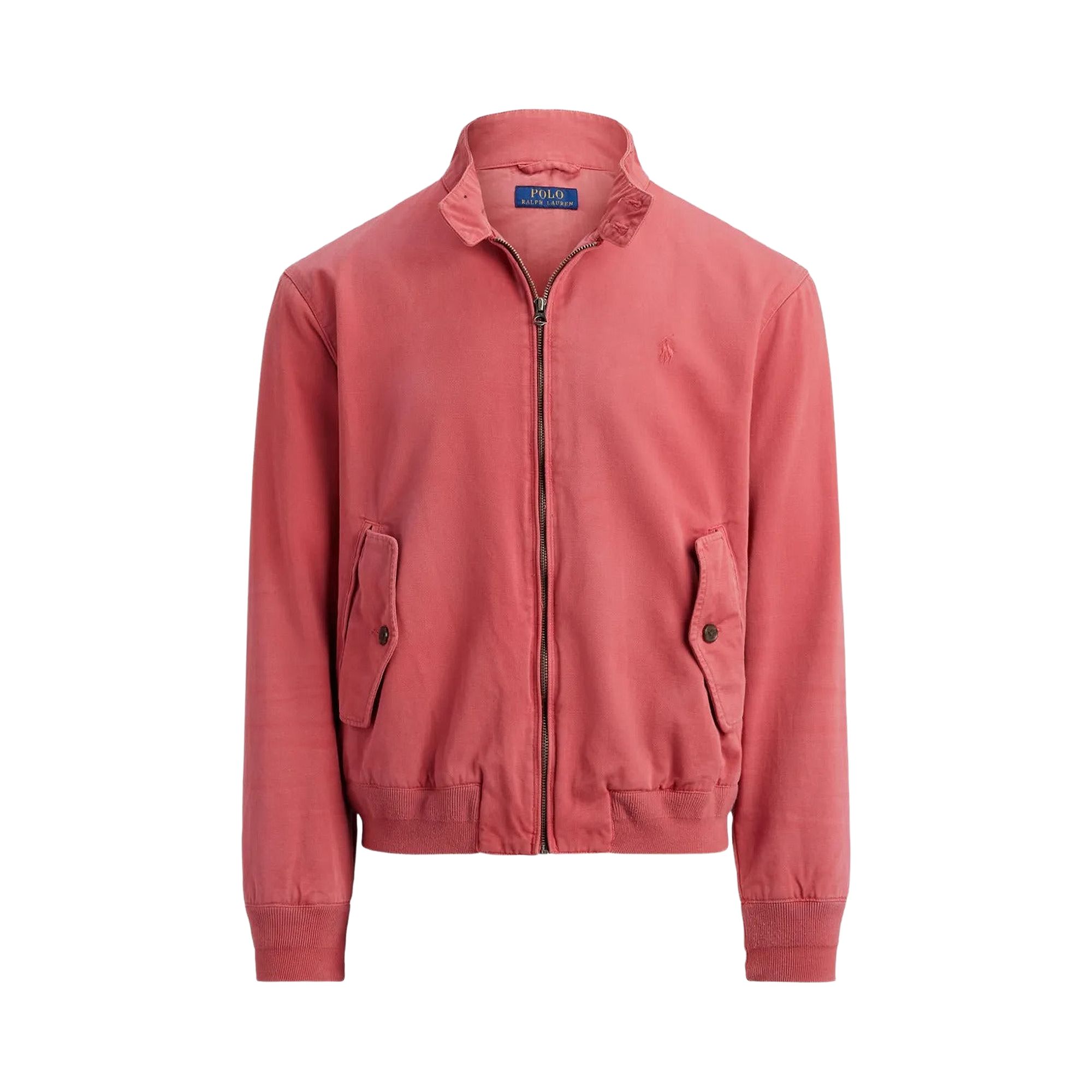 Pre-owned Polo Ralph Lauren Long-sleeve Montauk Chino Bedford Windbreaker 'nantucket Red' | Men's Size L