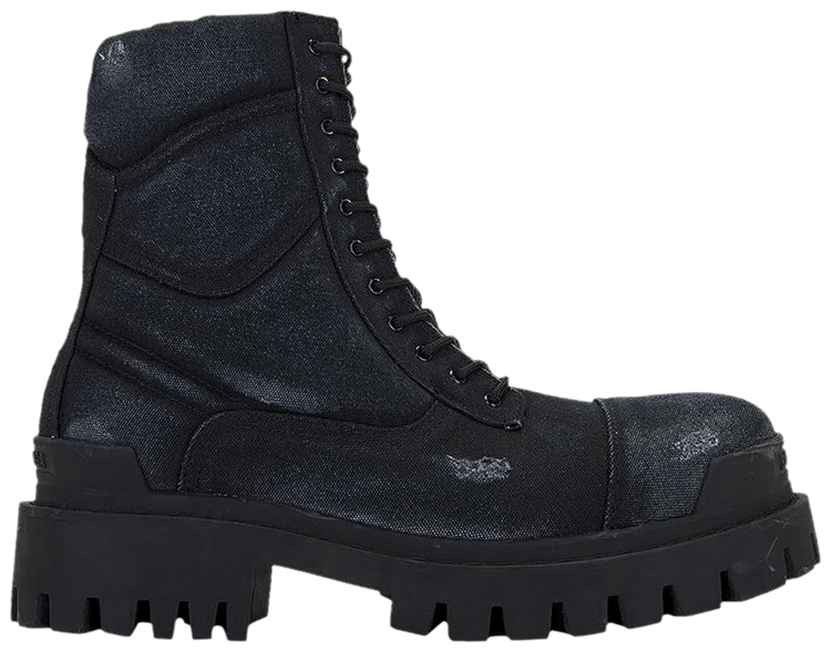 Balenciaga Combat Strike Boot Black