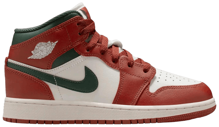 Air Jordan 1 Mid GS Redstone Midnight Green