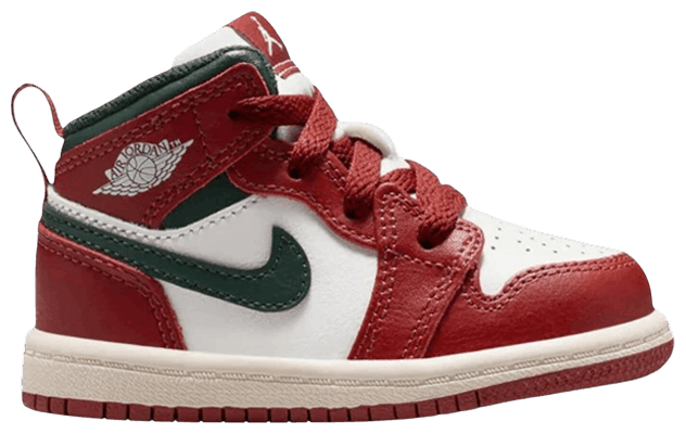 Air Jordan 1 Mid TD Redstone Midnight Green