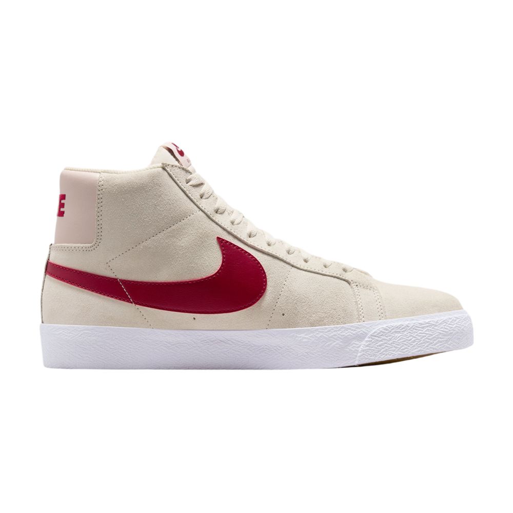 Nike Zoom Blazer SB Mid 'Pale Ivory Noble Red' | White | Men's Size 13 - FD0731-100