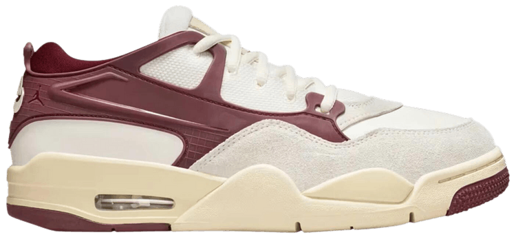 Wmns Air Jordan 4 RM Sail Dark Team Red Coconut Milk