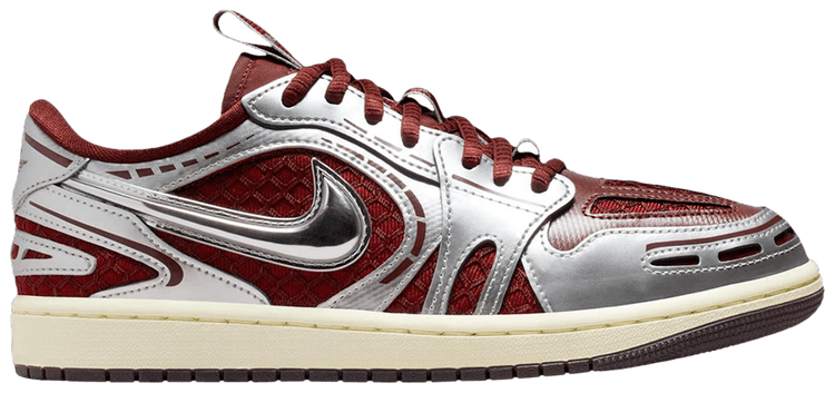 Wmns Air Jordan 1 Low Method of Make V3 Dark Team Red Metallic Silver