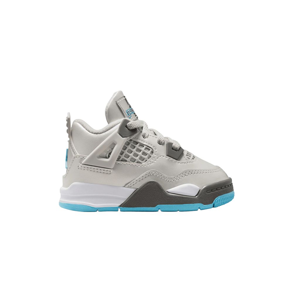 Air Jordan Jordan 4 Retro TD 'Photon Dust Blue Chill' | Grey | Infant Size 8 - HV4759-014