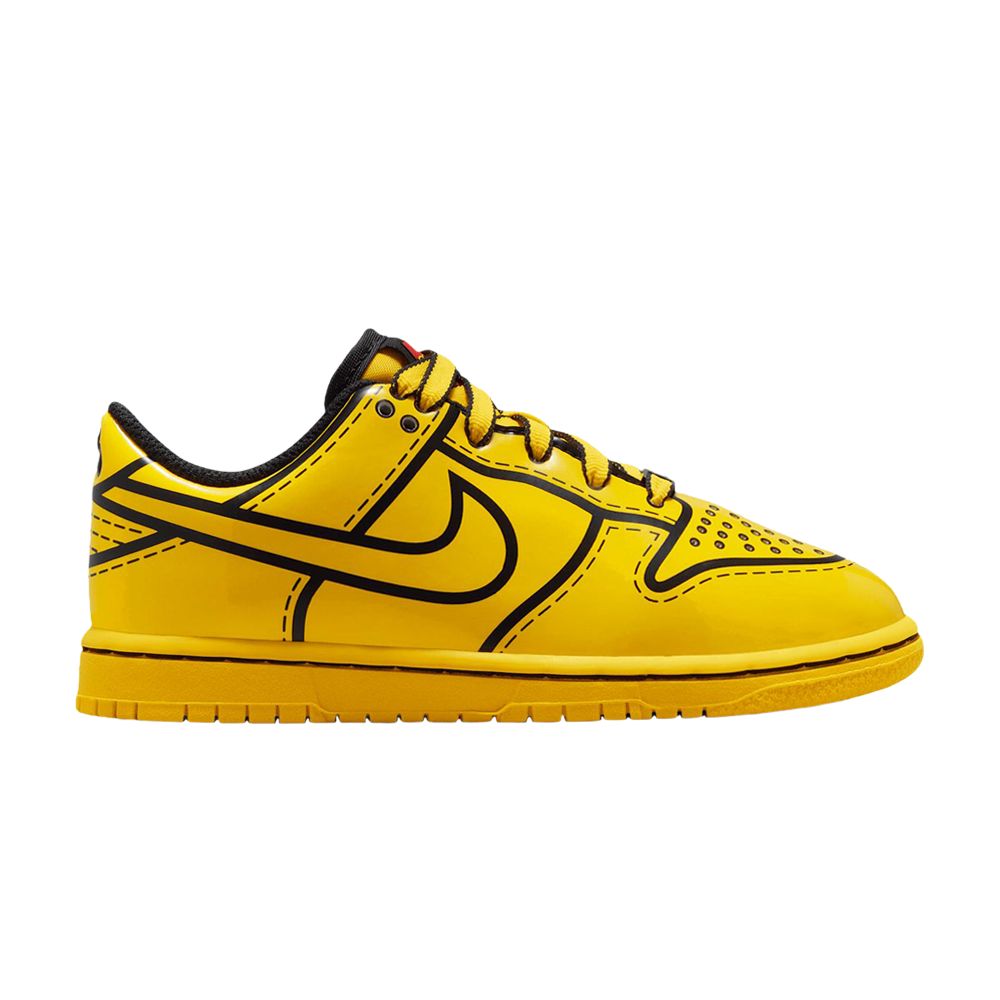 Pre-owned Nike Lego X  Dunk Low Ps 'tour Yellow' | Kid's Size 1.5