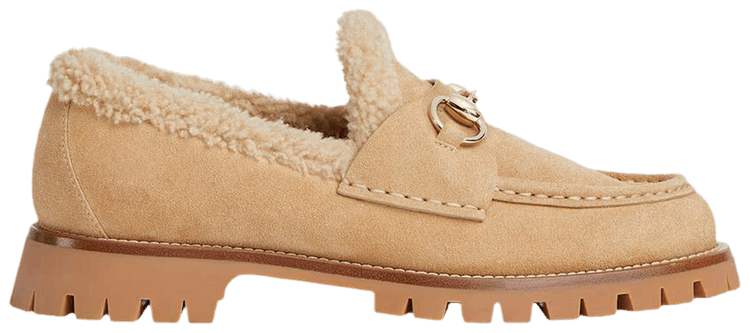 Gucci Wmns Horsebit Loafer Beige