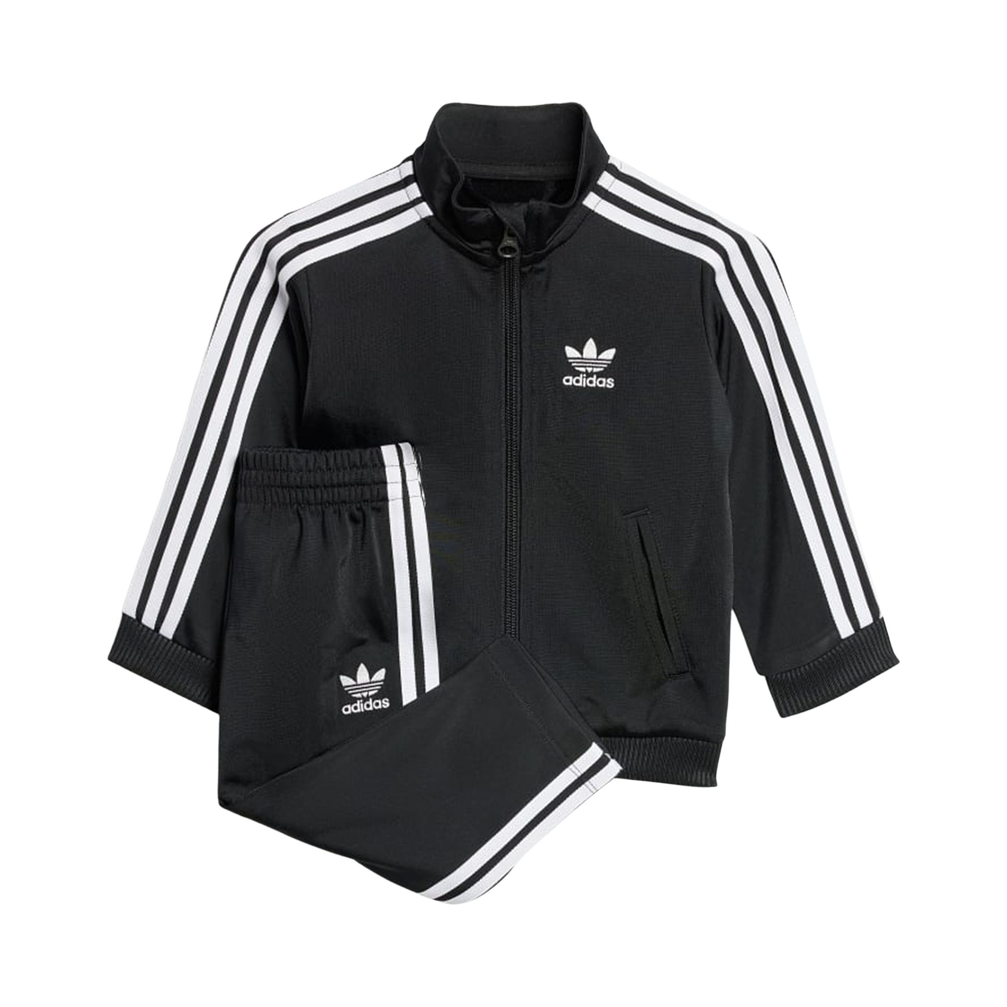 Click to view more detailed imagery on our partner's website Pre-owned Adidas Originals Adidas Adicolor Firebird Track Suit 'black' | Kid's Size 2