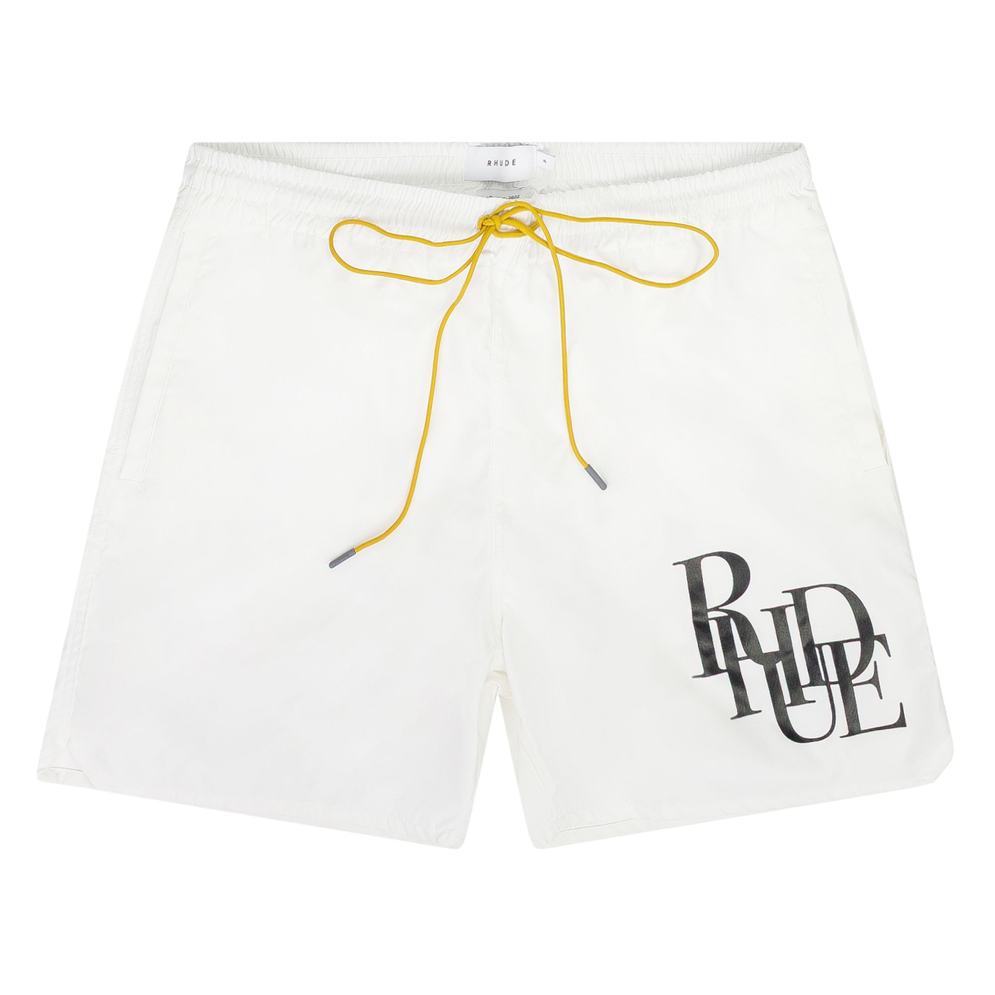 Pre-owned Rhude Logo Swim Trunks 'white' | Men's Size S