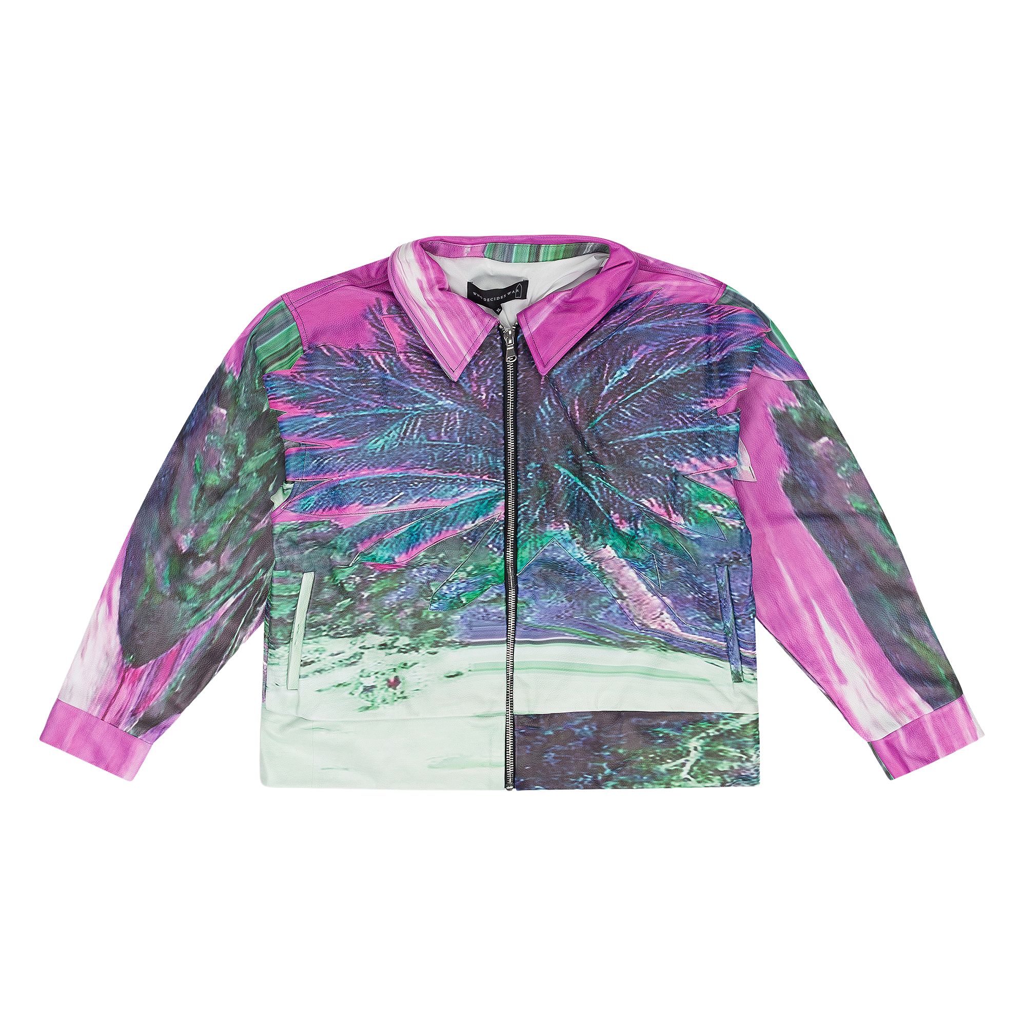 Click to view more detailed imagery on our partner's website Pre-owned Who Decides War Coastline Leather Jacket 'multicolor' | Multi-color | Men's Size Xxl