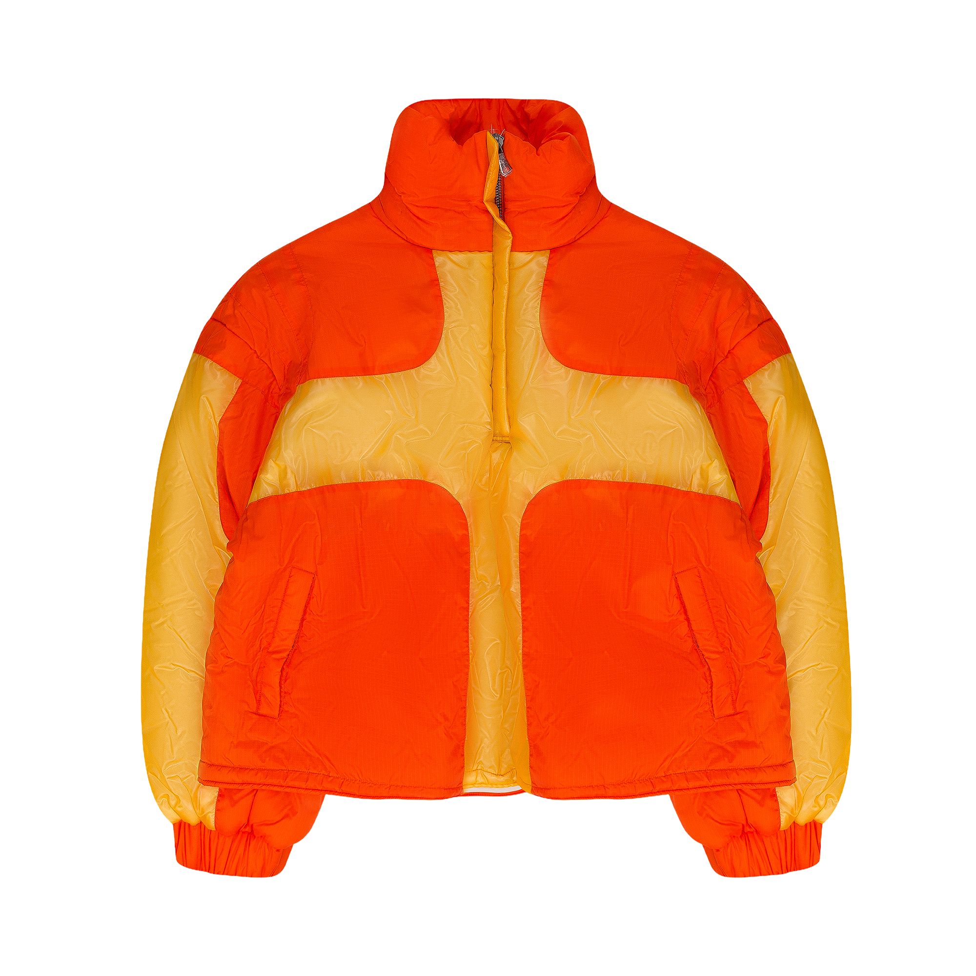 Click to view more detailed imagery on our partner's website Pre-owned Who Decides War Composite Puffer Jacket 'orange' | Men's Size S