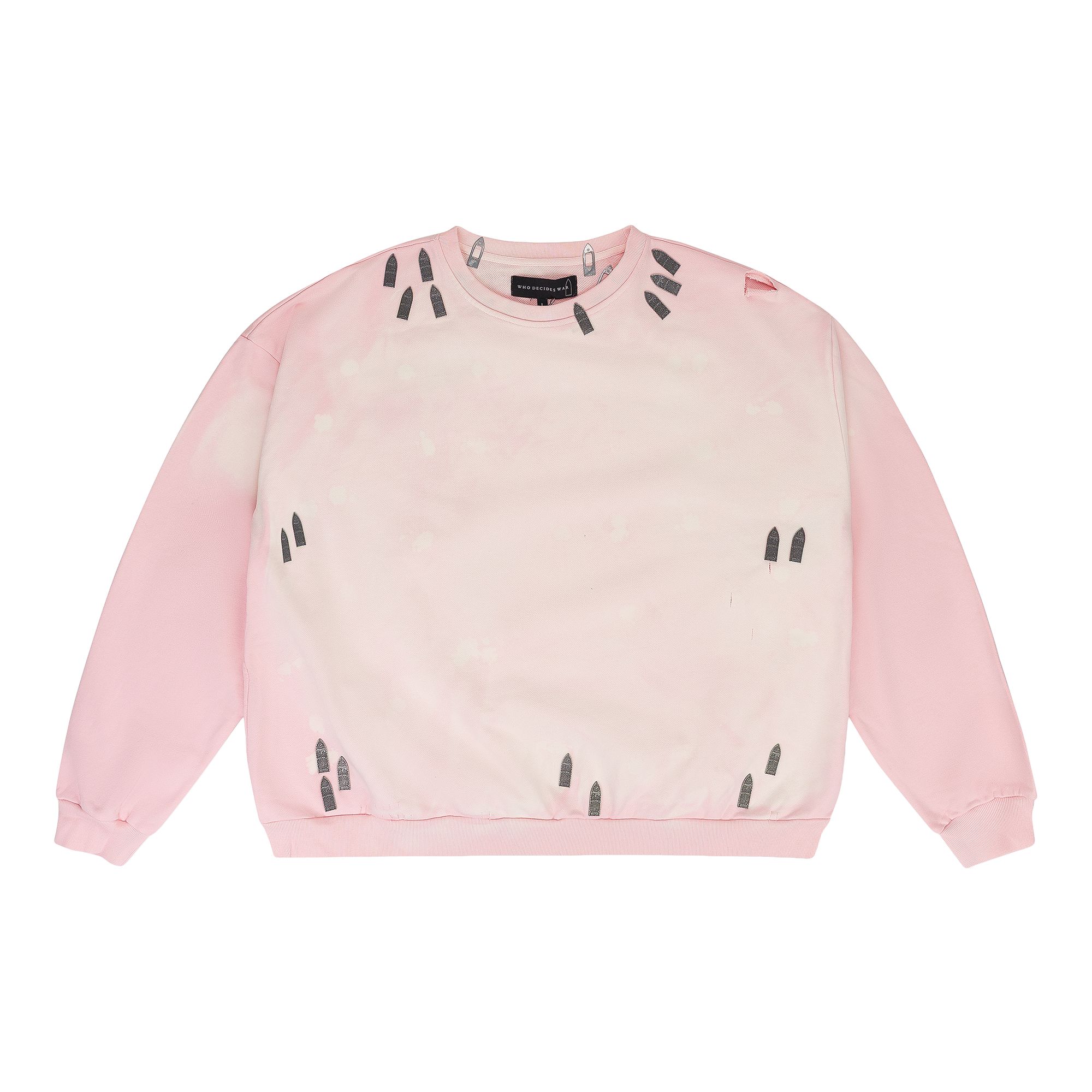 Click to view more detailed imagery on our partner's website Pre-owned Who Decides War Hardware Crewneck Sweatshirt 'pink' | Men's Size Xl
