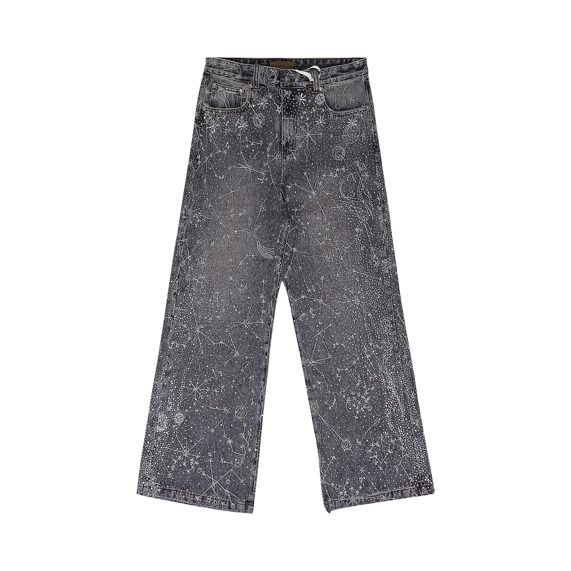 Pre-owned Birth Of Royal Child 20k Zodiac Diamond Denim 'black' | Men's Size M