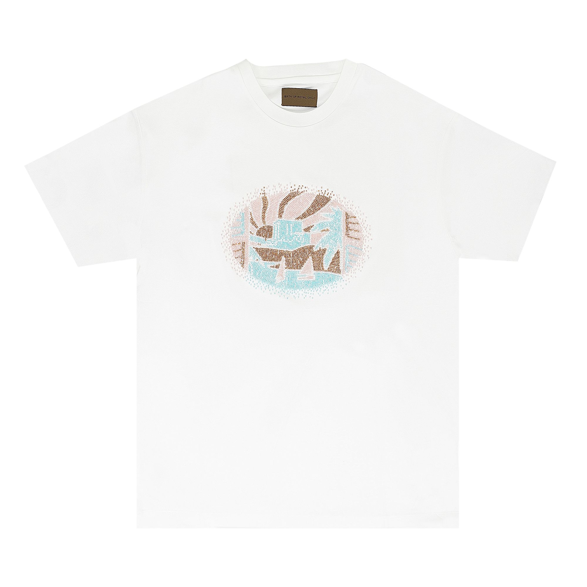 BIRTH OF ROYAL CHILD Pre-owned Beaded Nile River T-shirt 'white' | Men's Size M