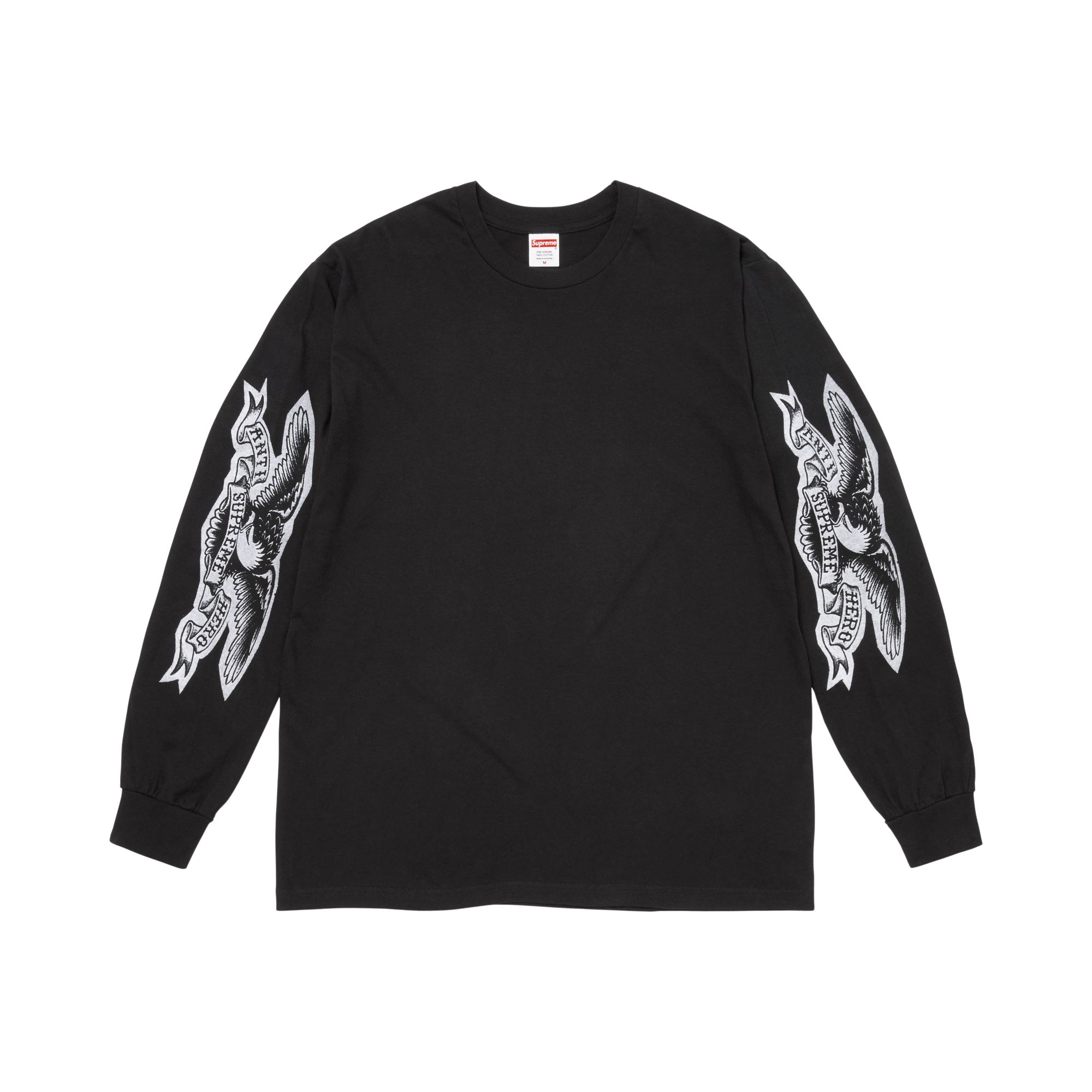 Pre-owned Supreme X Antihero Eagle Long-sleeve Tee 'black' | Men's Size Xxl