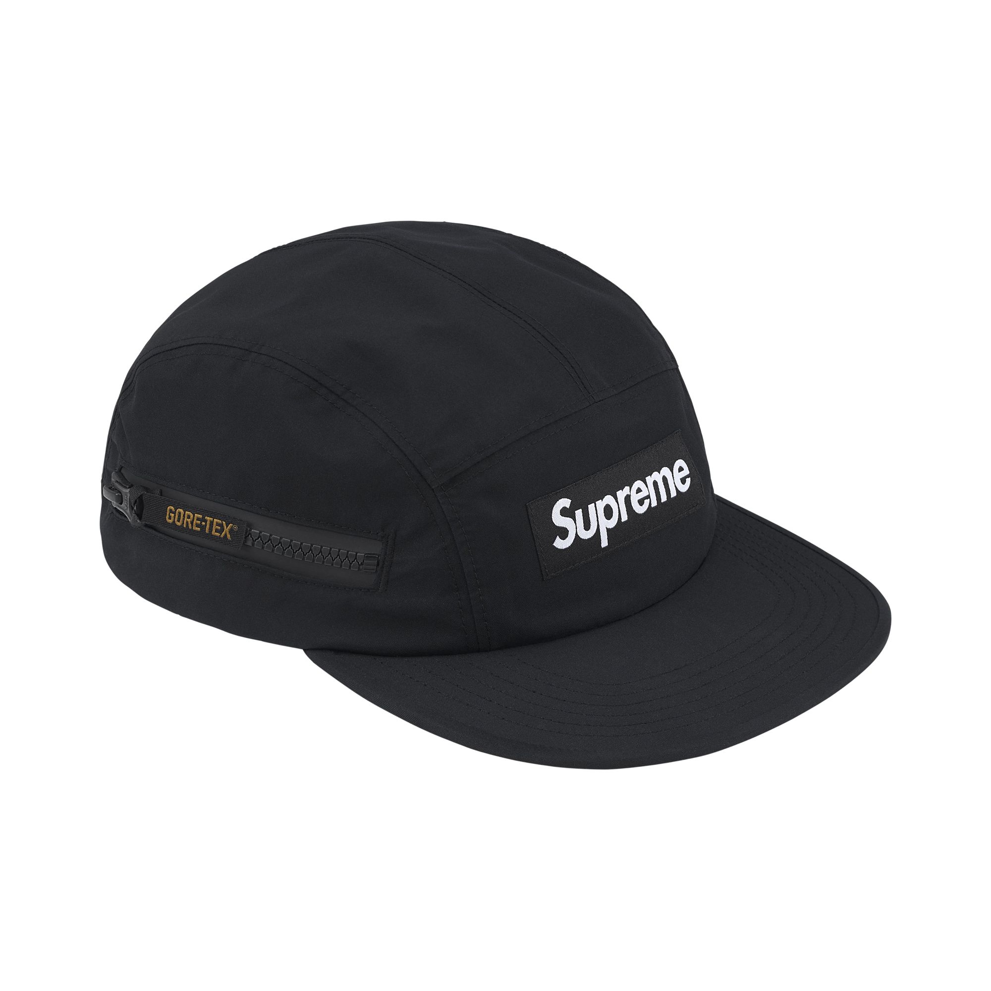 SUPREME Pre-owned Gore-tex Zip Pocket Camp Cap 'black' | Men's Size Onesize