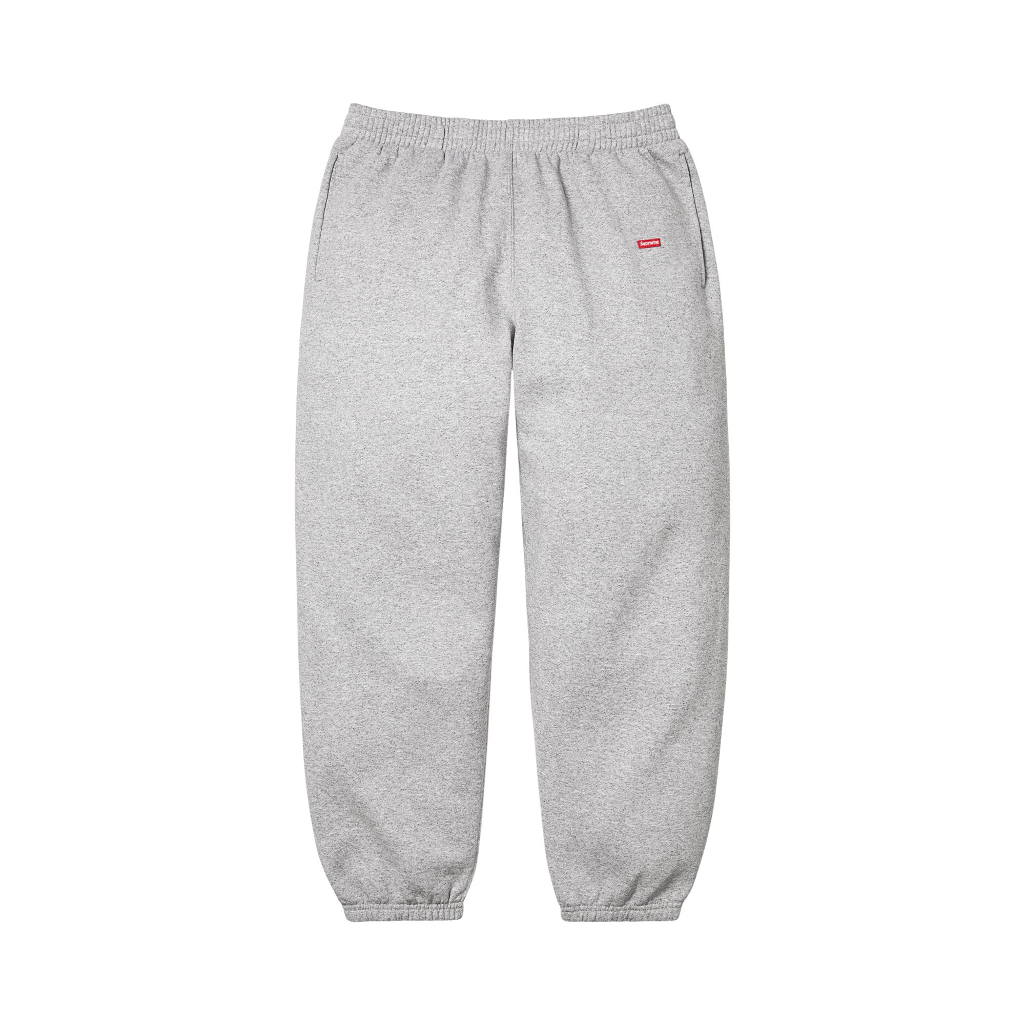 Pre-owned Supreme Small Box Sweatpant 'heather Grey' | Men's Size L In Gray