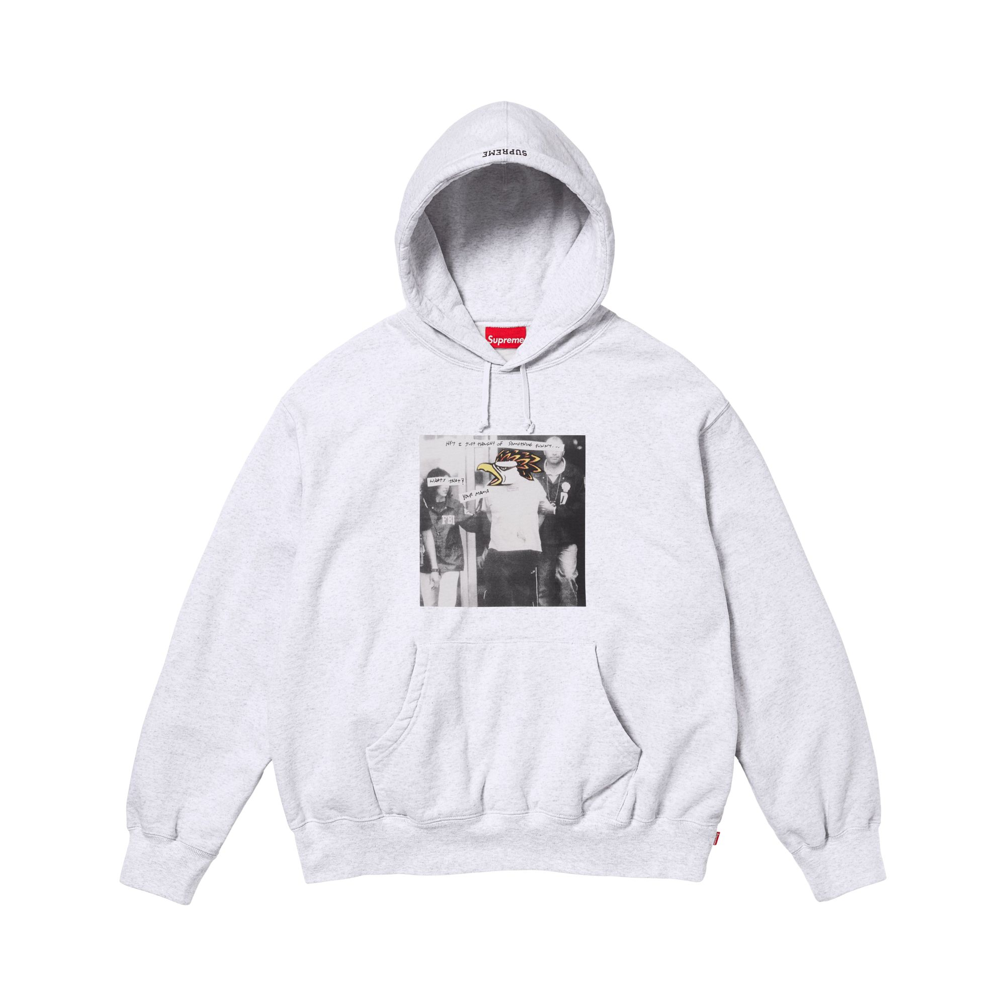 SUPREME Pre-owned X Antihero Hooded Sweatshirt 'ash Grey' | Men's Size L In Gray