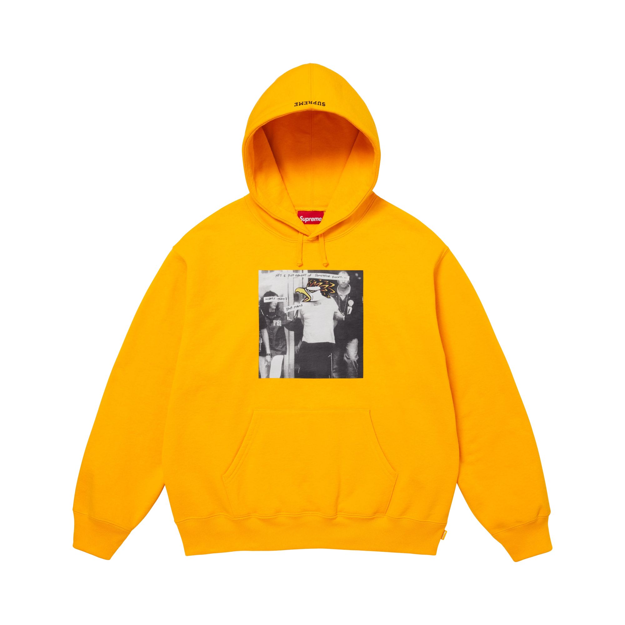 SUPREME Pre-owned X Antihero Hooded Sweatshirt 'bright Gold' | Men's Size L