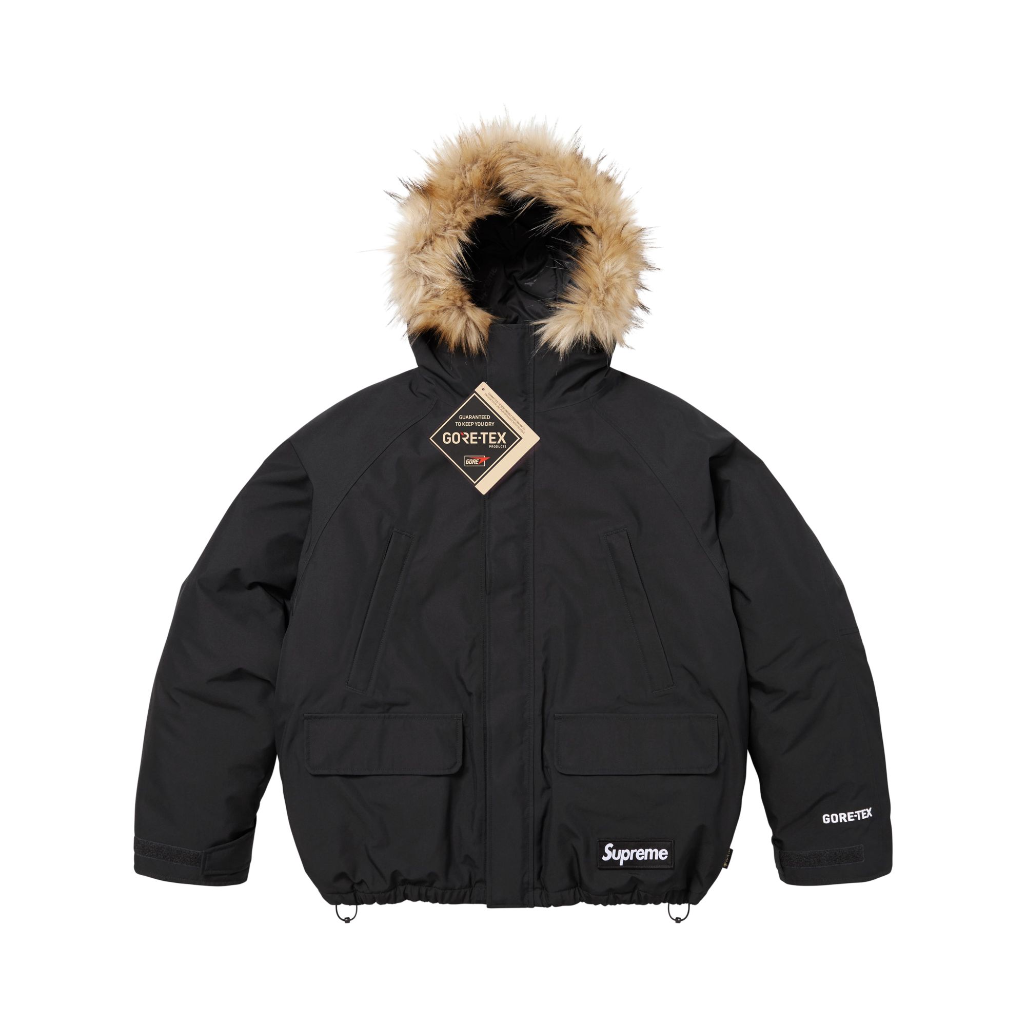 SUPREME Pre-owned 2-in-1 Gore-tex Parka + Reversible 700-fill Down Liner Jacket 'black' | Men's Size Xl