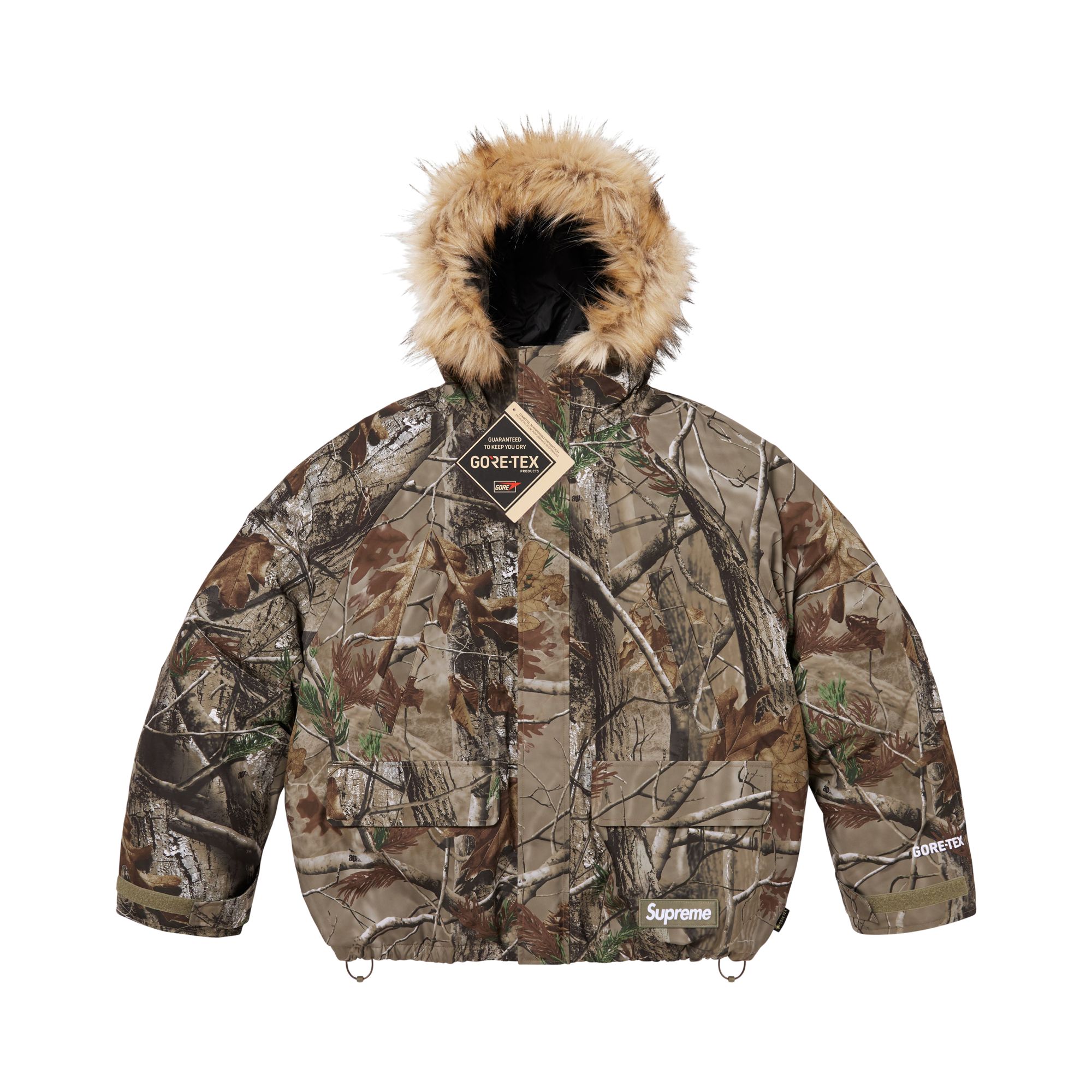 SUPREME Pre-owned 2-in-1 Gore-tex Parka + Reversible 700-fill Down Liner Jacket 'realtree Ap Camo' | Brown | M