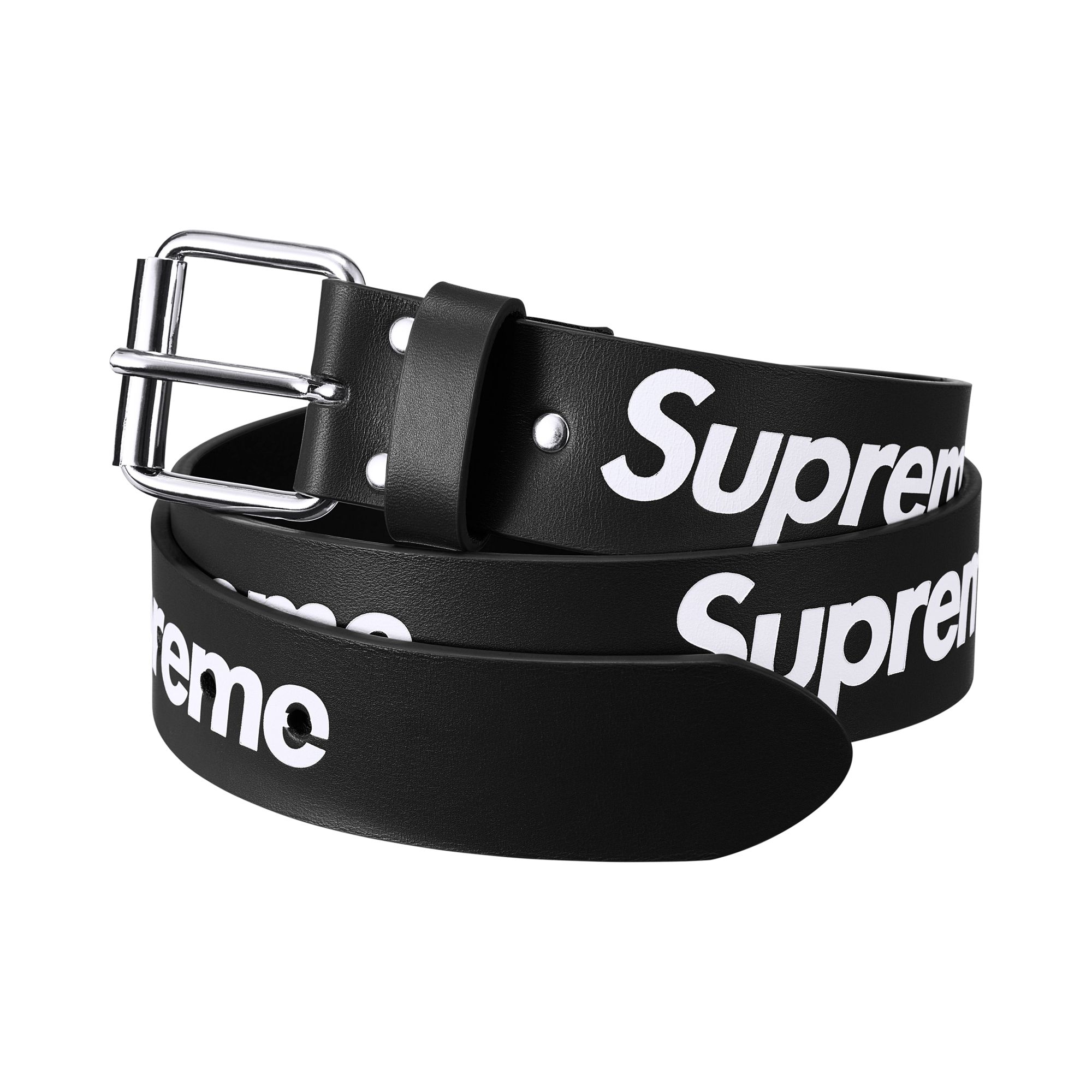 Click to view more detailed imagery on our partner's website Pre-owned Supreme Repeat Leather Belt 'black' | Men's Size M