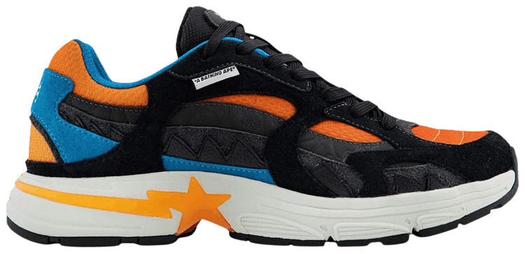 BAPE Shark Sta 2 Black Orange Blue