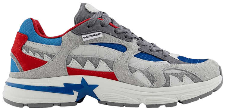 BAPE Shark Sta 2 Blue Grey Red