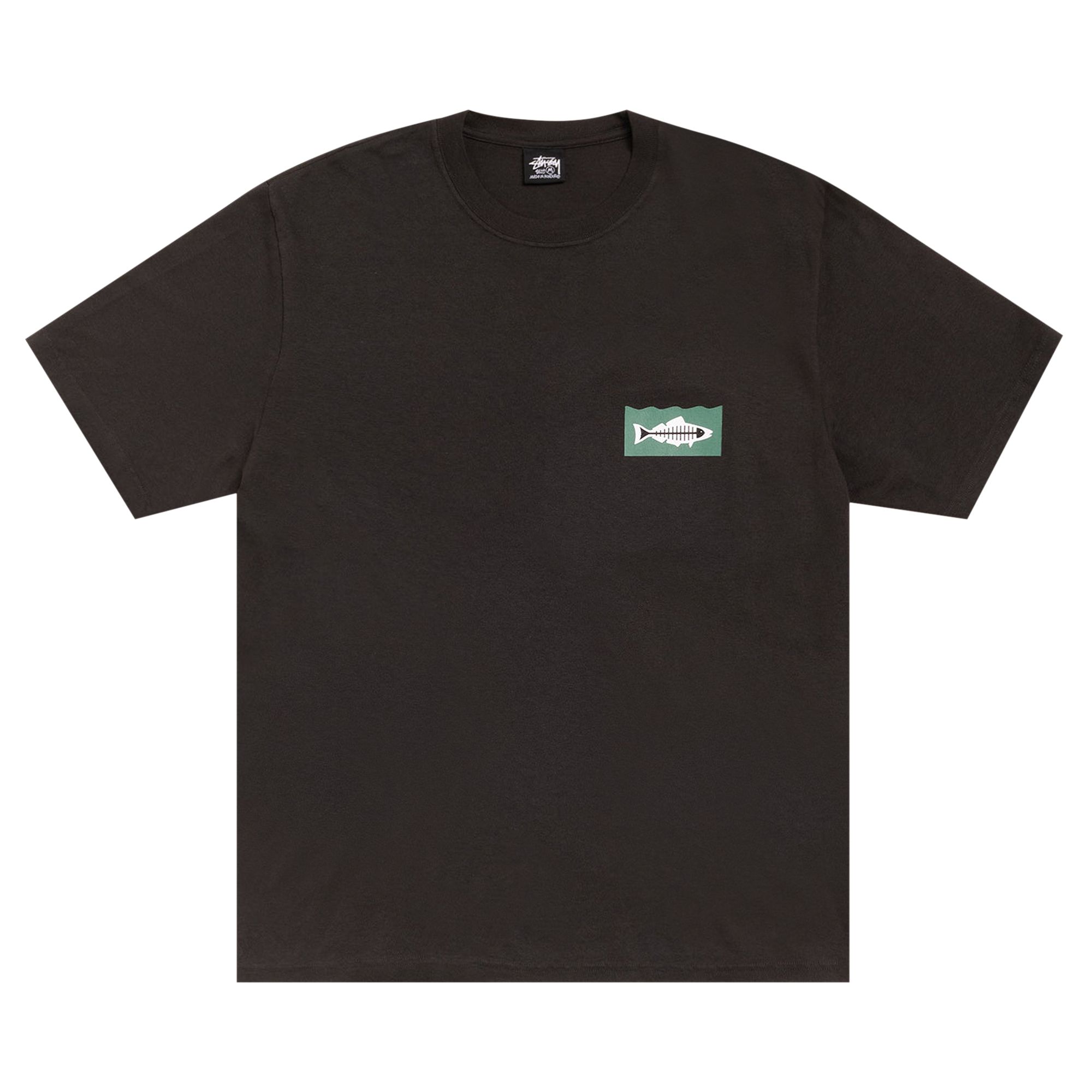 Pre-owned Stussy Heal The Bay 40 Tee Pigment Dyed 'faded Black' | Men's Size S