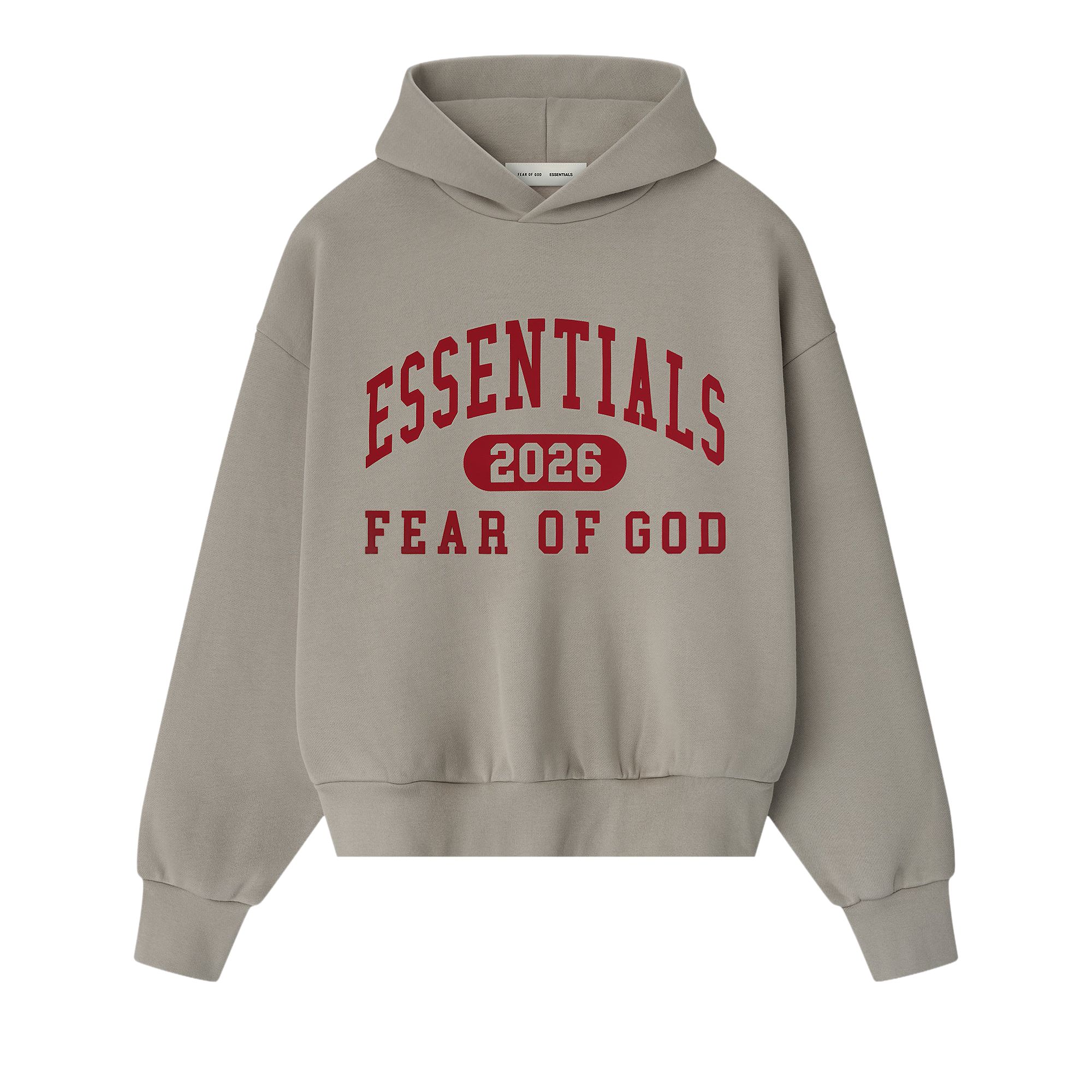 Pre-owned Essentials Fear Of God  Classic Hoodie 'smoke Grey' | Men's Size M In Gray